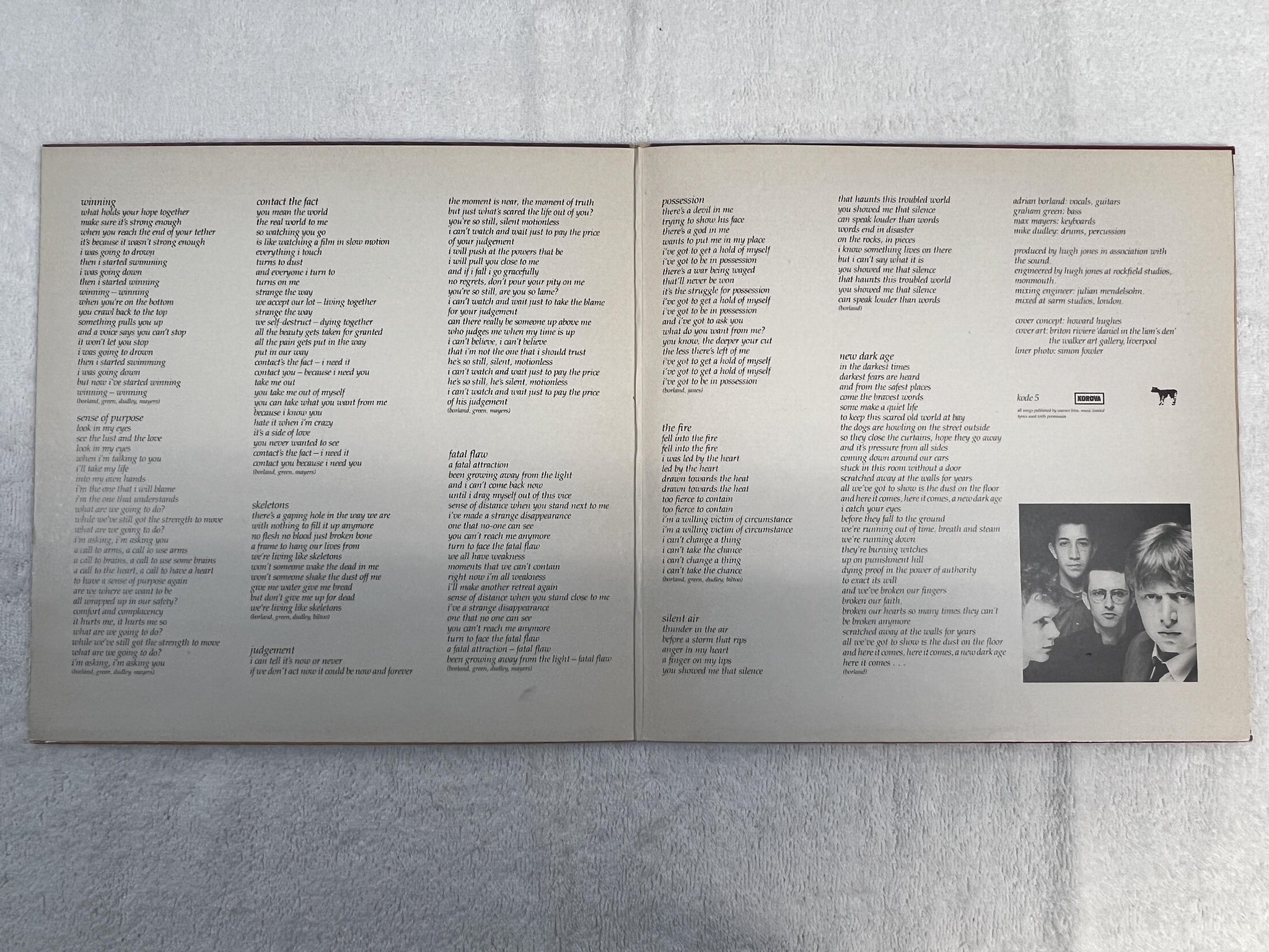 Omslagsbild för skivan THE SOUND from the lions mouth LP -81 UK KOROVA KODE 5 *** RARE POST-PUNK ***