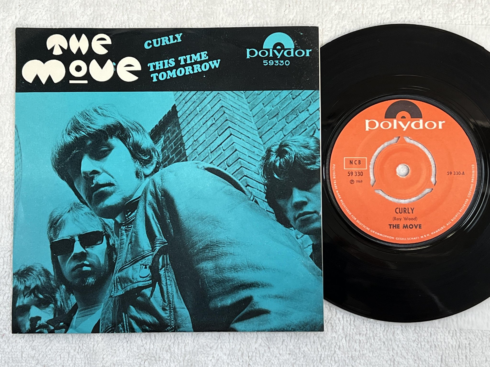 Omslagsbild för skivan THE MOVE Curly 7" -69 POLYDOR 59330