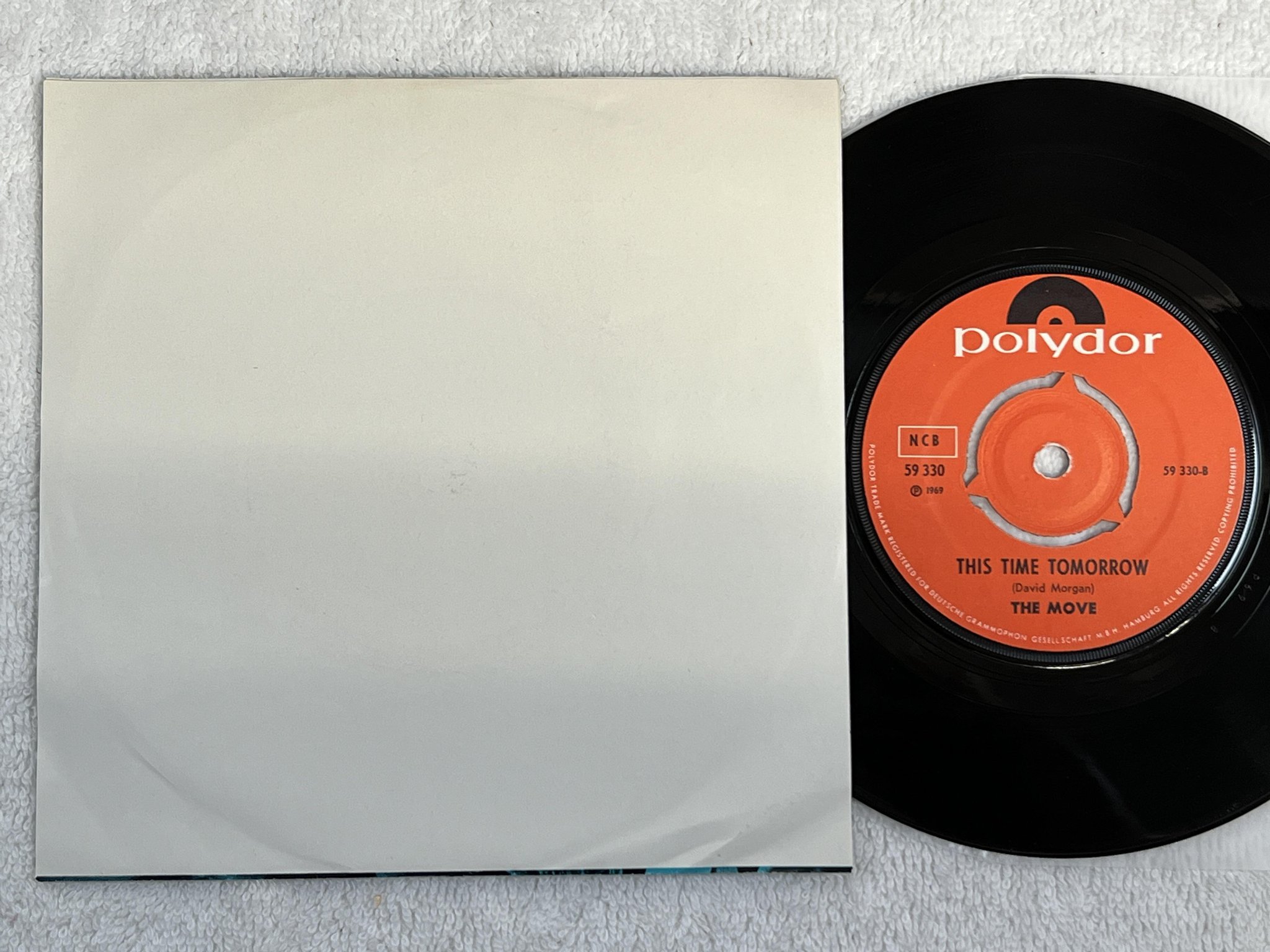 Omslagsbild för skivan THE MOVE Curly 7" -69 POLYDOR 59330