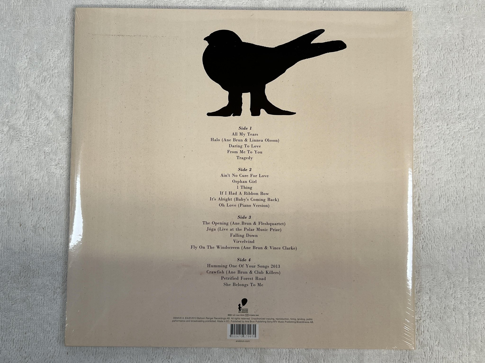 Omslagsbild för skivan ANE BRUN Rarities 2xLP 2013 BALLOON RANGER DEMVA14 ** Still sealed **
