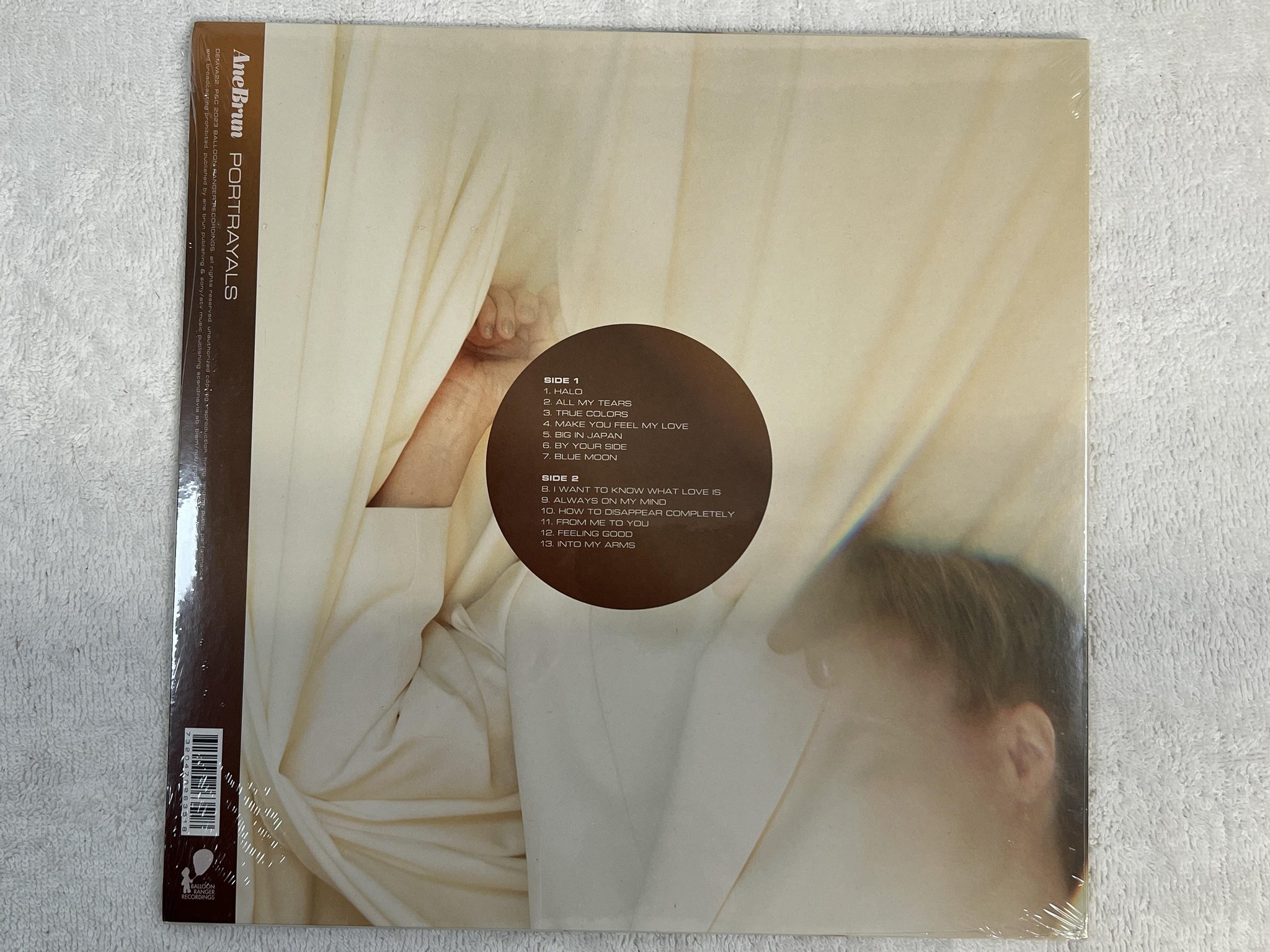 Omslagsbild för skivan ANE BRUN Portrayals LP 2023 BALLOON RANGER DEMVA22 ** Still sealed **