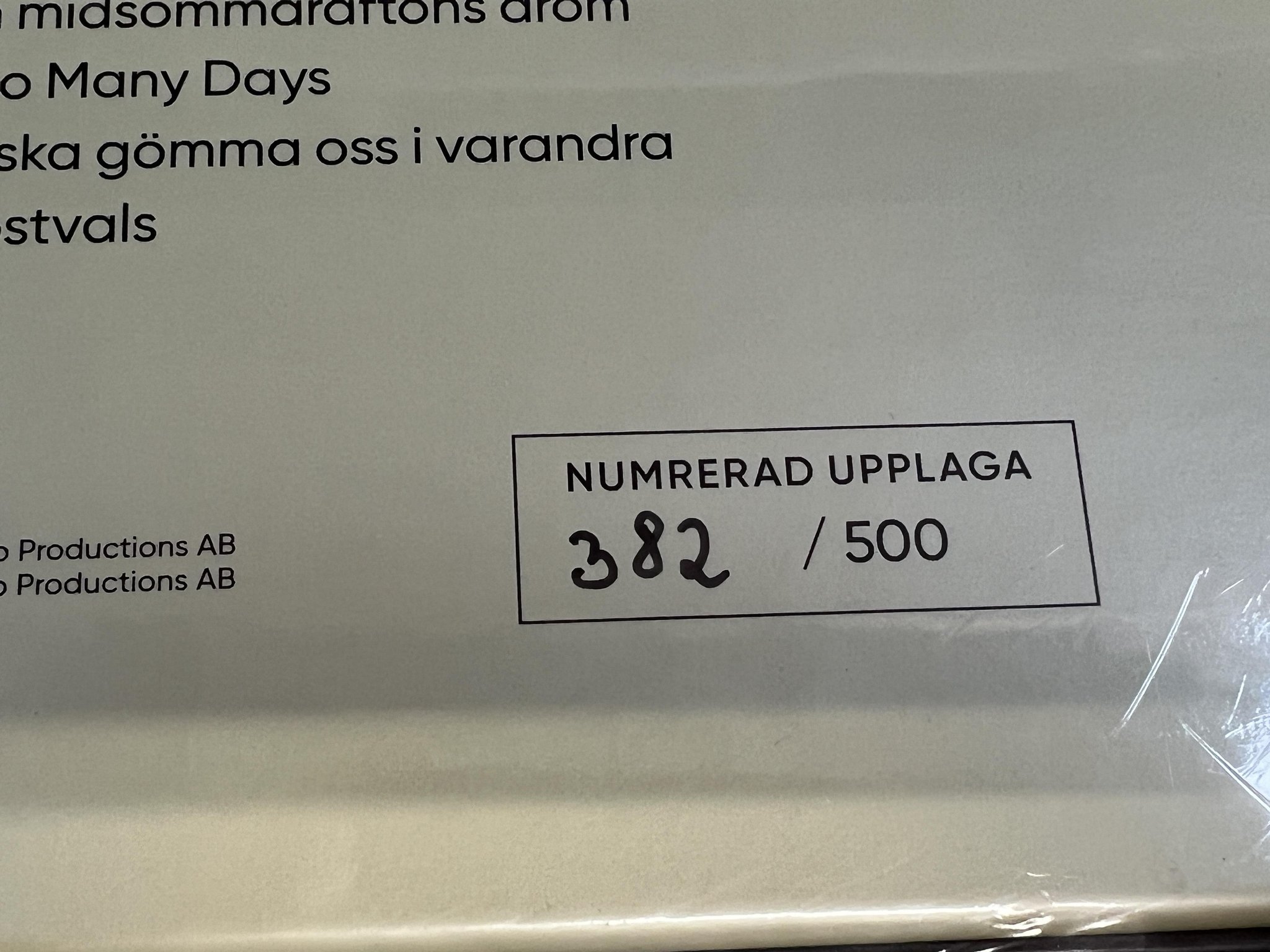 Omslagsbild för skivan TOMAS LEDIN 50 År Som Sångskrivare 4xLP BOX PLAYGROUND PGMLLP156 ** Sealed **