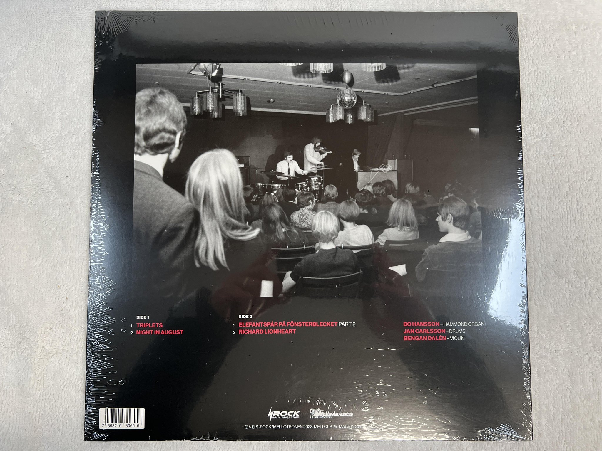 Omslagsbild för skivan HANSSON & KARLSSON w/ BENGAN DALÉN vol 2 LP 2023 MELLOTRONEN MELLOP25B