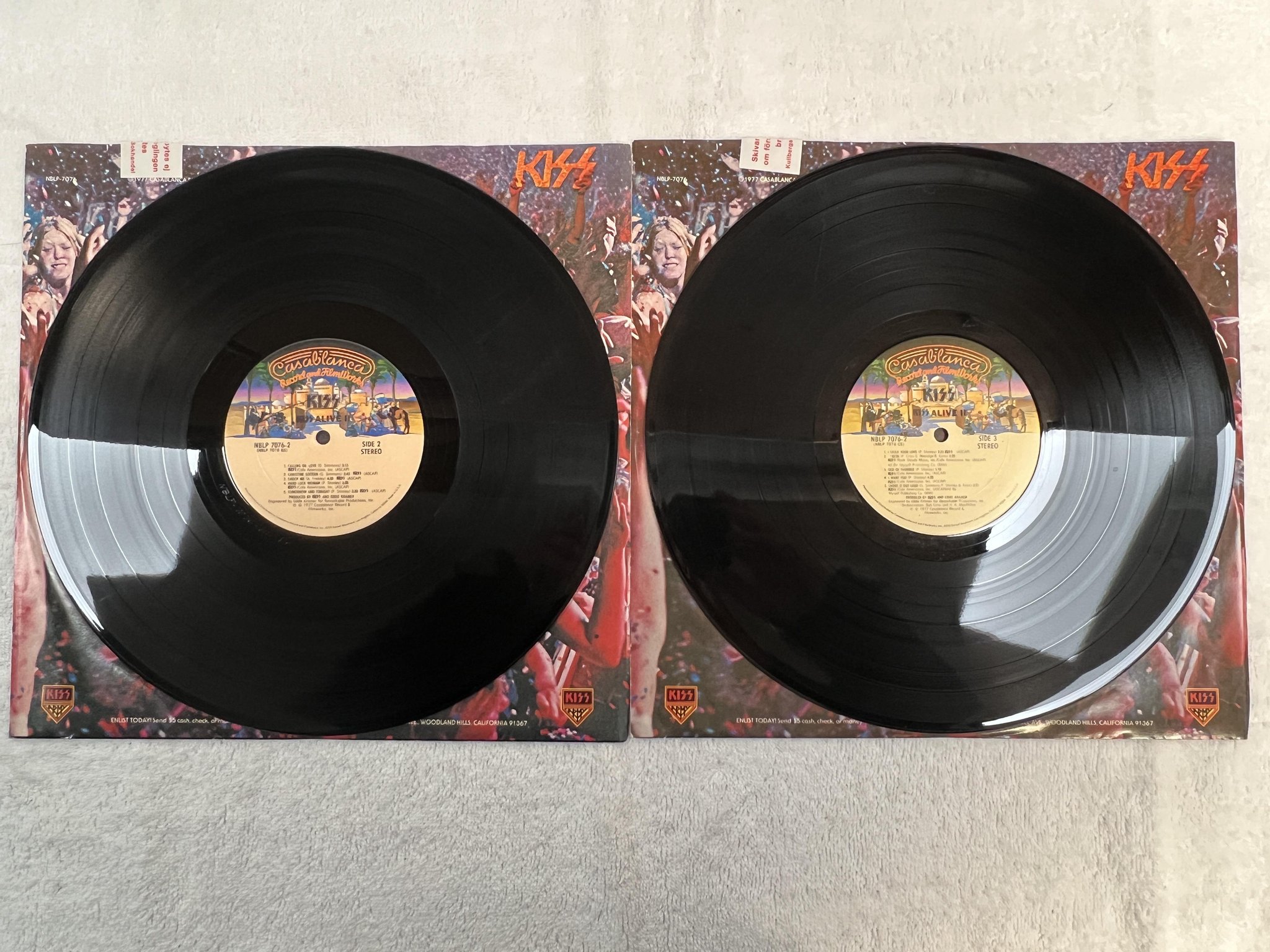 Omslagsbild för skivan KISS alive II 2xLP -77 US CASABLANCA NBLP 7076-2
