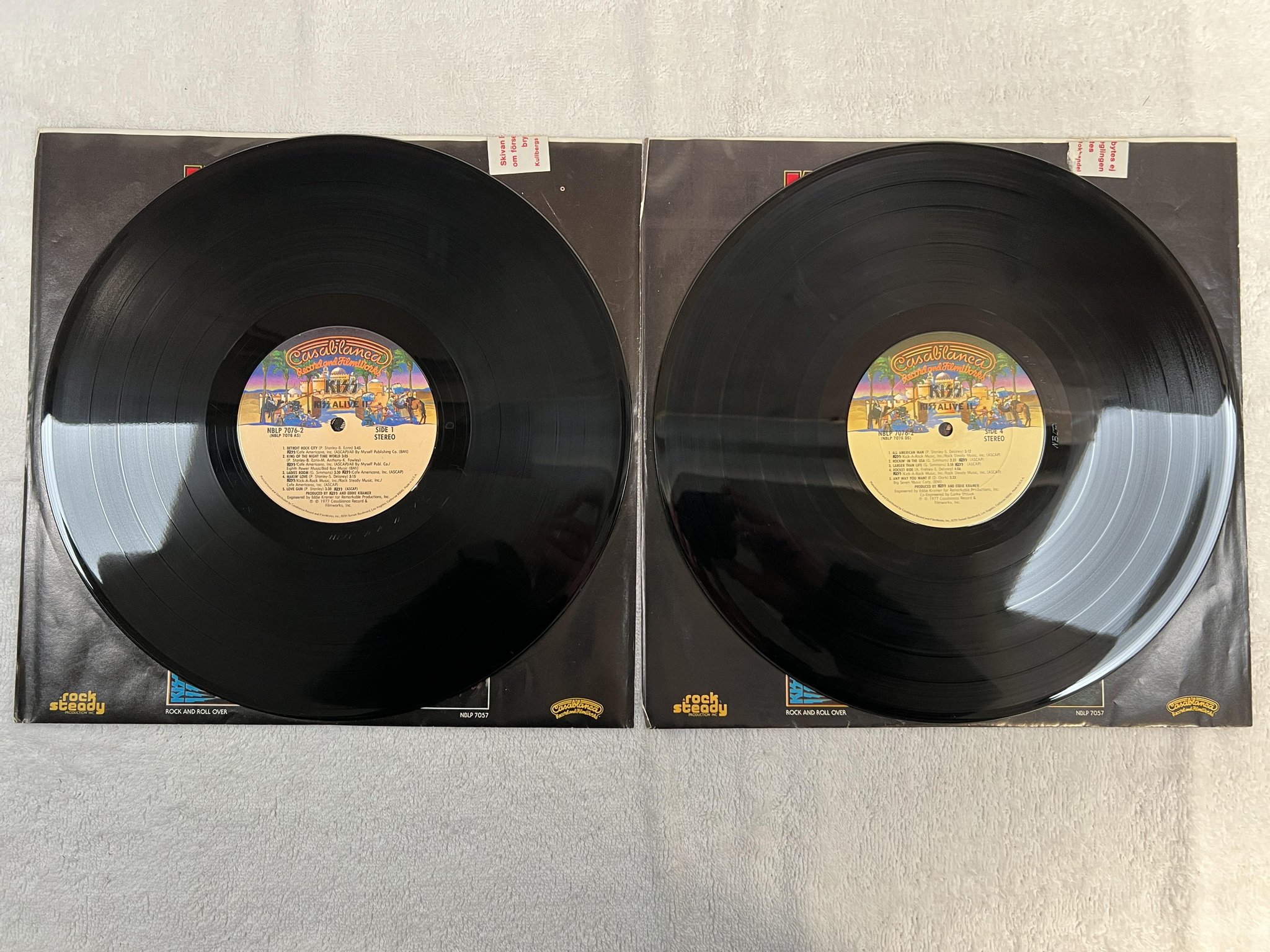 Omslagsbild för skivan KISS alive II 2xLP -77 US CASABLANCA NBLP 7076-2
