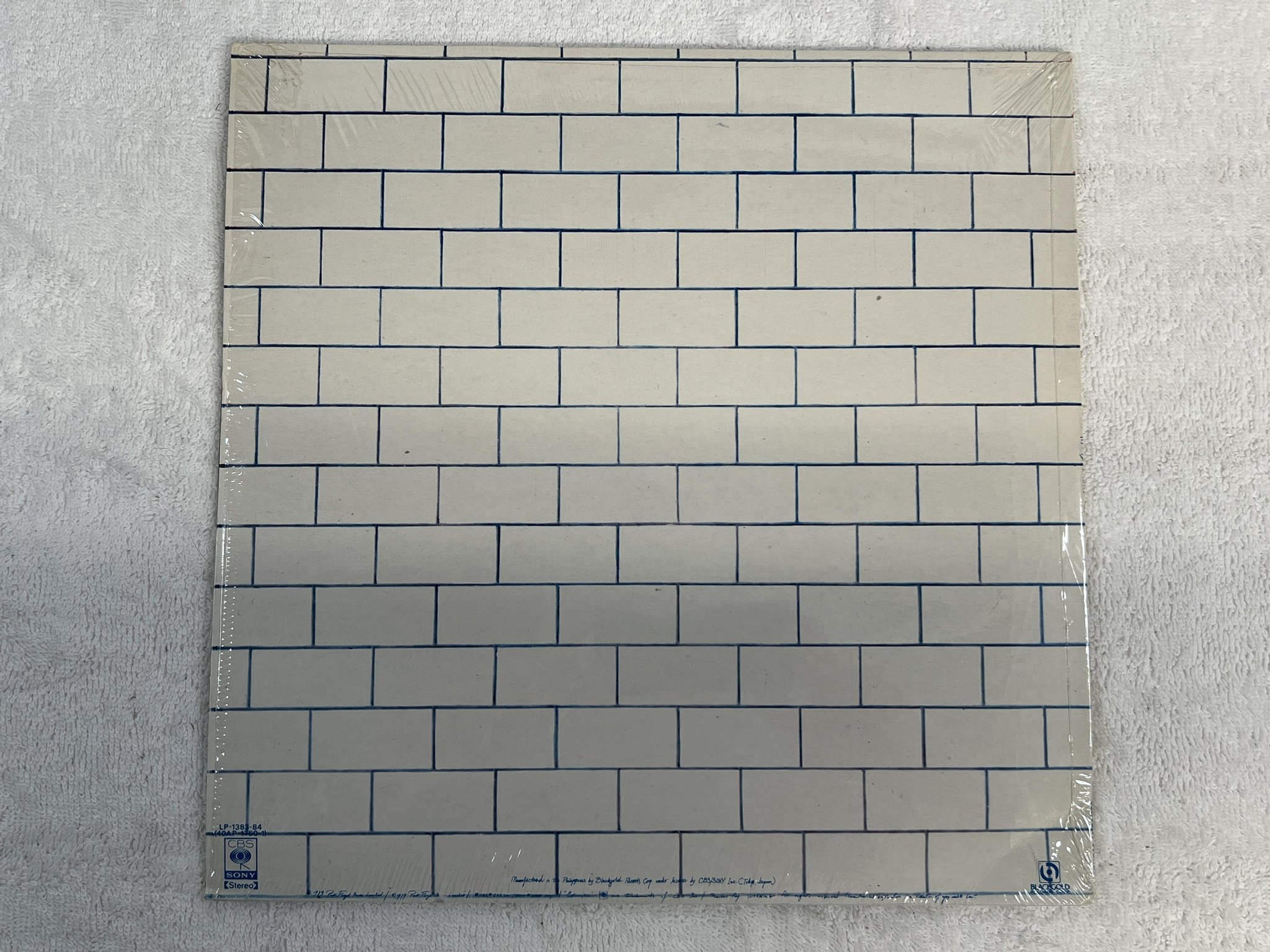 Omslagsbild för skivan PINK FLOYD The Wall 2xLP -79 Philippines CBS/SONY LP-1383-84