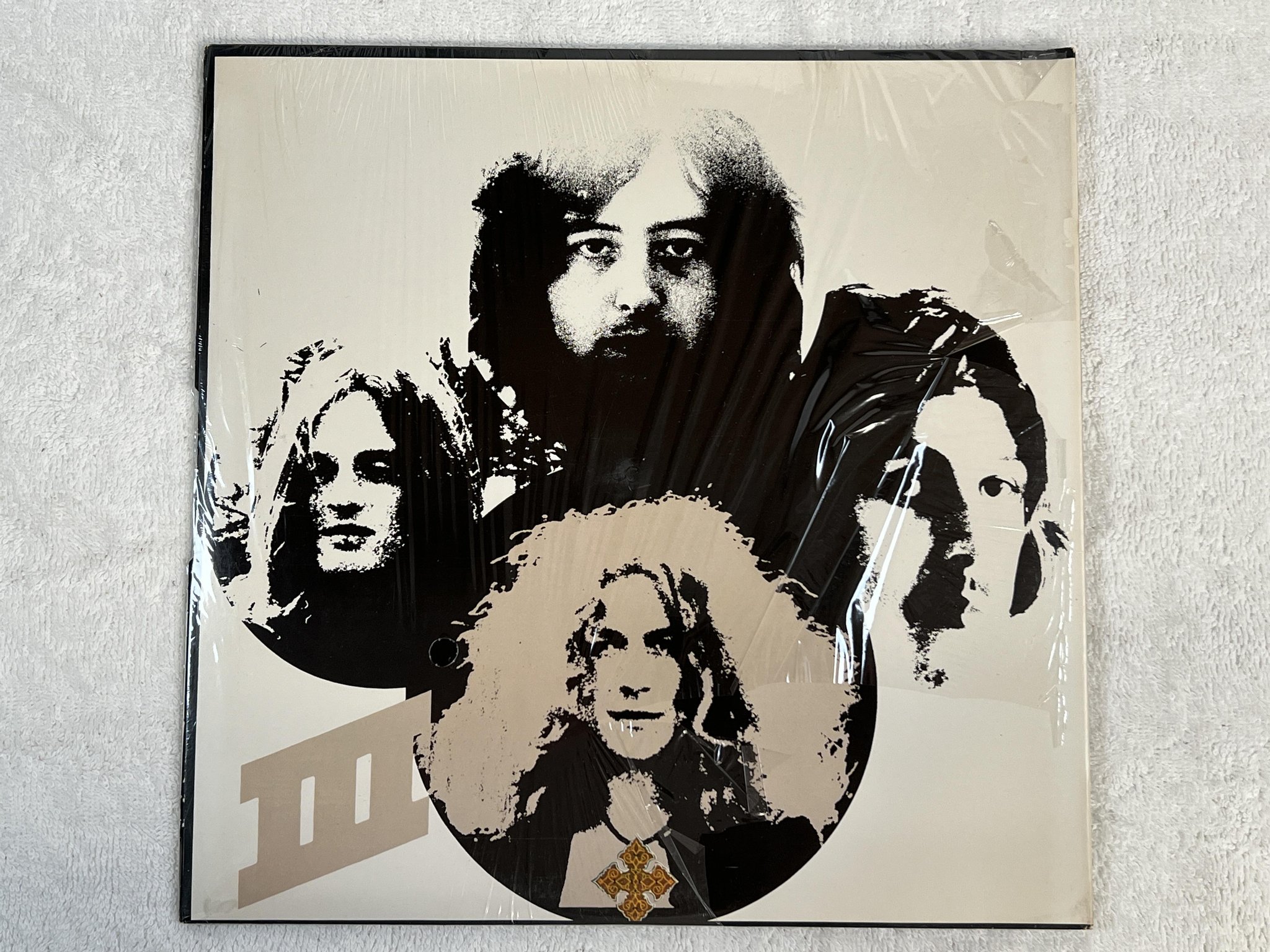 Omslagsbild för skivan LED ZEPPELIN III LP -70 ATLANTIC SD 7201 *** hype sticker ***