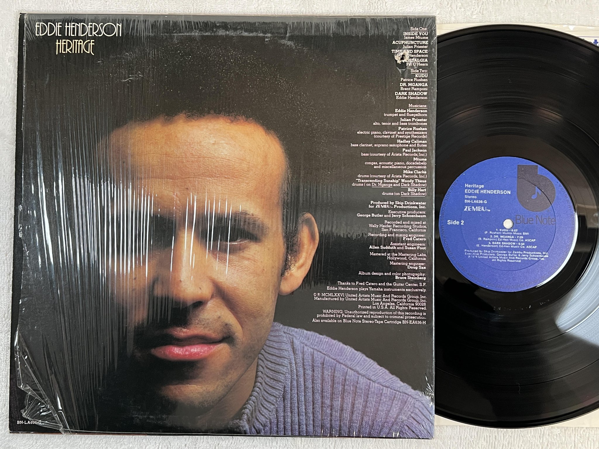 Omslagsbild för skivan EDDIE HENDERSON heritage LP -76 US BLUE NOTE BN-LA636-G *** jazz-funk ***