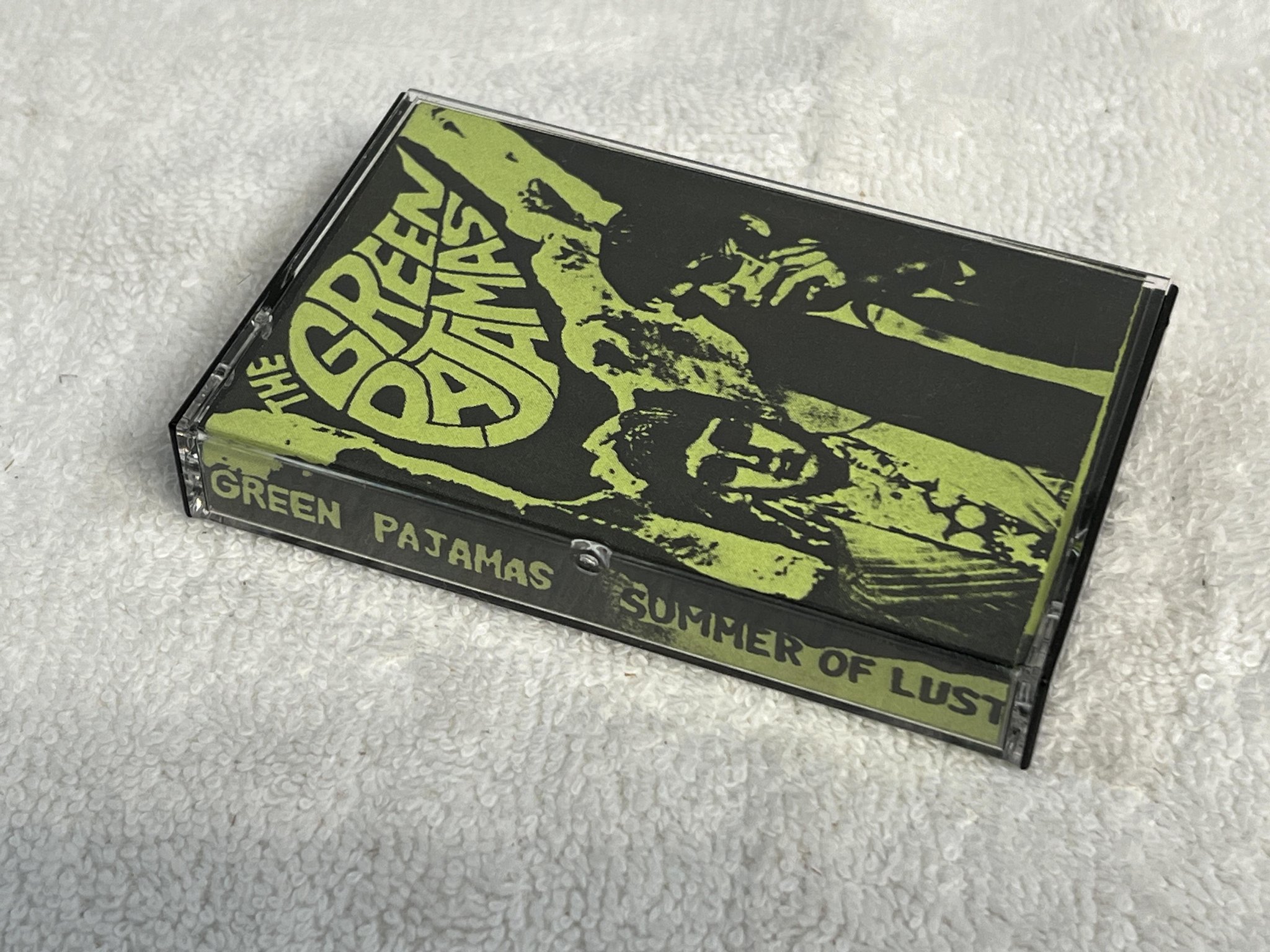 Omslagsbild för skivan THE GREEN PAJAMAS Summer Of Lust CASSETTE -84 US GREEN MONKEY GM 010 ** RARE **