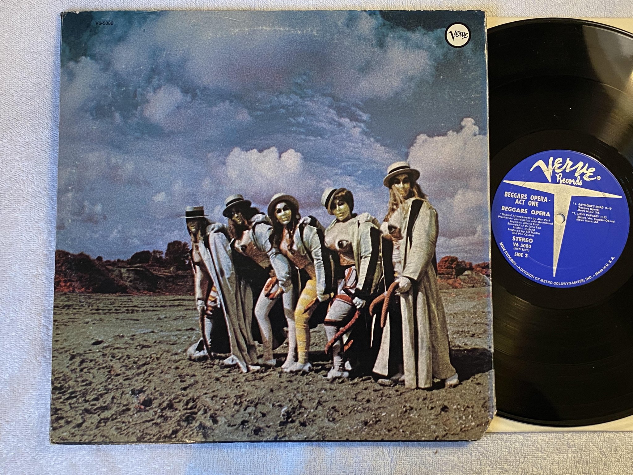 Omslagsbild för skivan BEGGAR'S OPERA act one LP -70 US VERVE V6 5080 *** PROG ROCK ***