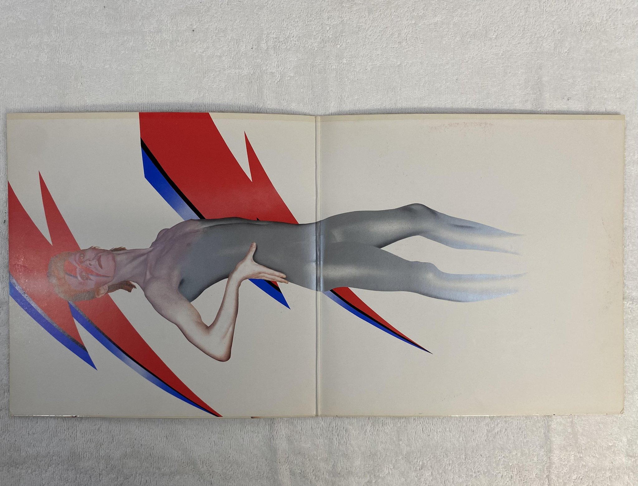 Omslagsbild för skivan DAVID BOWIE Alladin Sane LP -73 Ger RCA LSP 4852