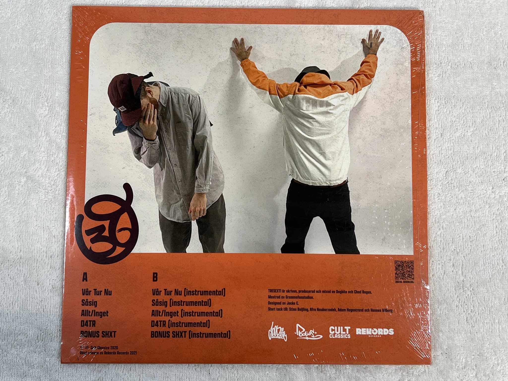 Omslagsbild för skivan DOGBITE & CHAD BOGUS TRESEXTI 12" ep 2021 Swe REKREC022 *** Sealed ***