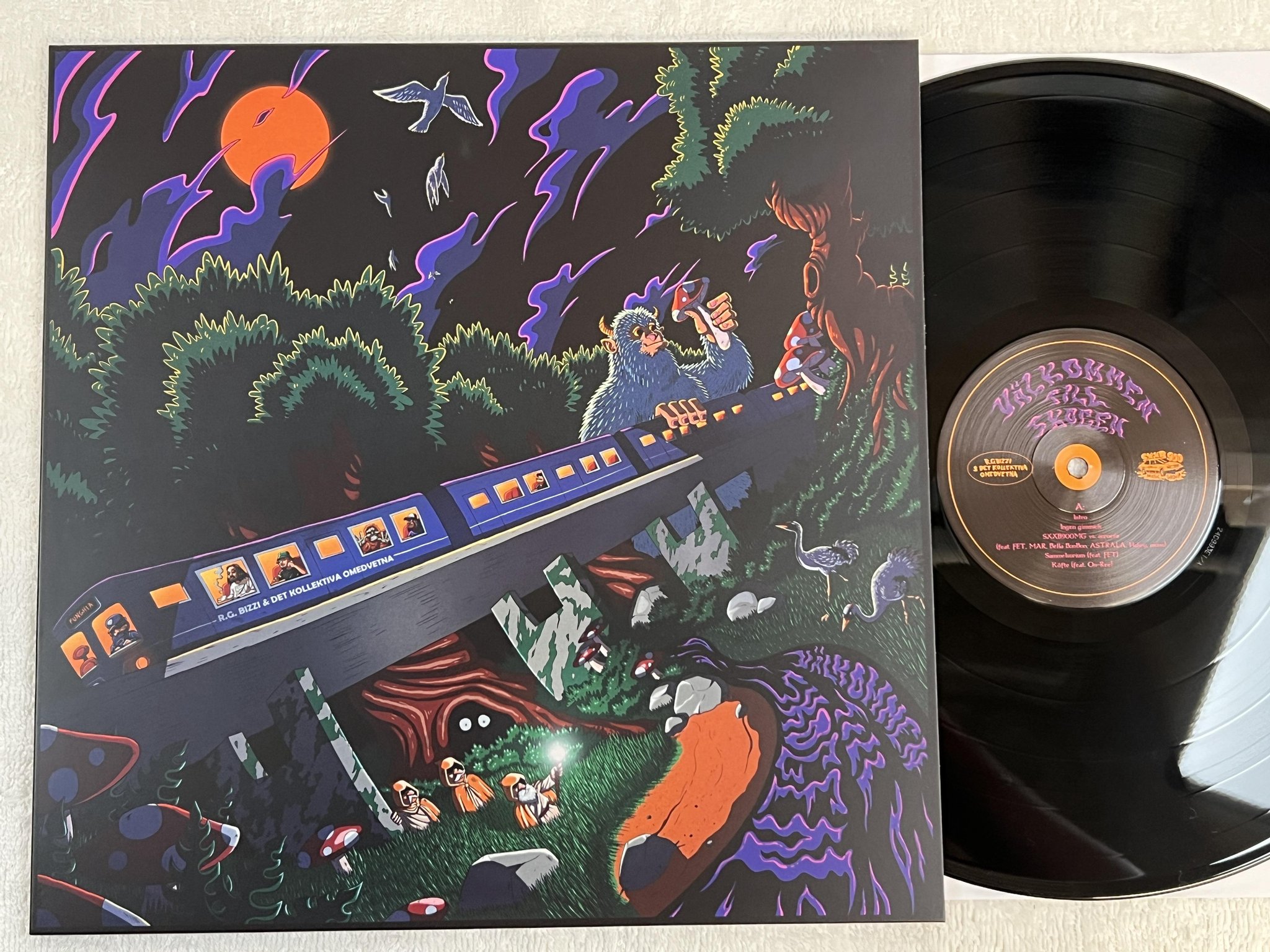 Omslagsbild för skivan R.G. BIZZI & DET KOLLEKTIVA OMEDVETNA Välkommen Till Skogen LP 2022 S9MG0009