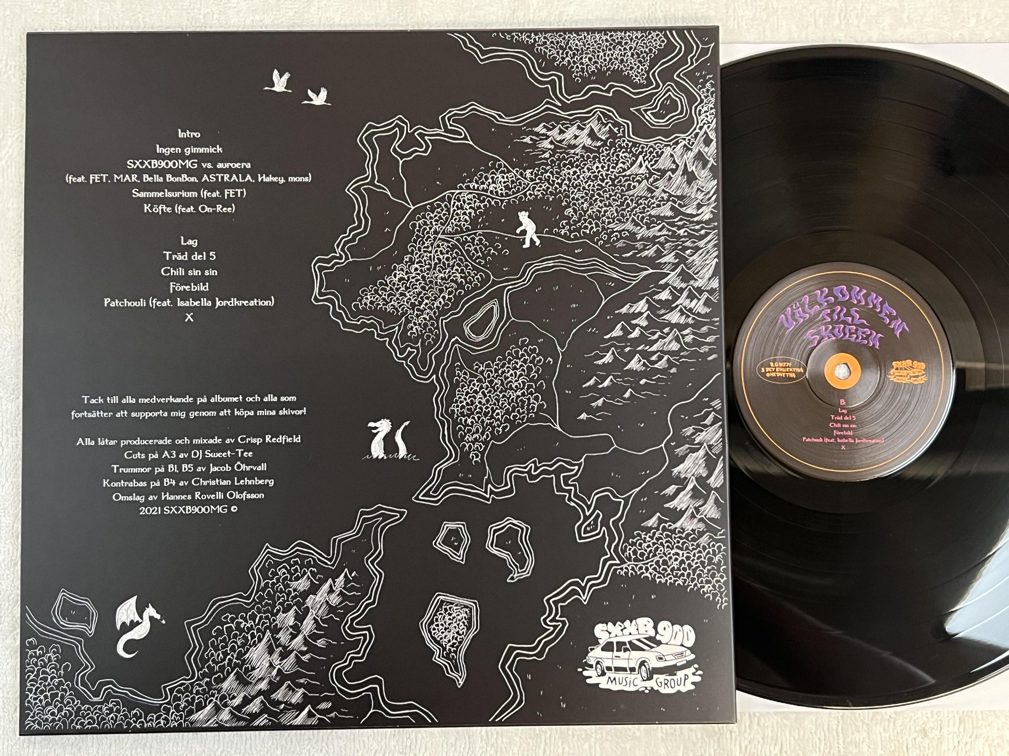 Omslagsbild för skivan R.G. BIZZI & DET KOLLEKTIVA OMEDVETNA Välkommen Till Skogen LP 2022 S9MG0009