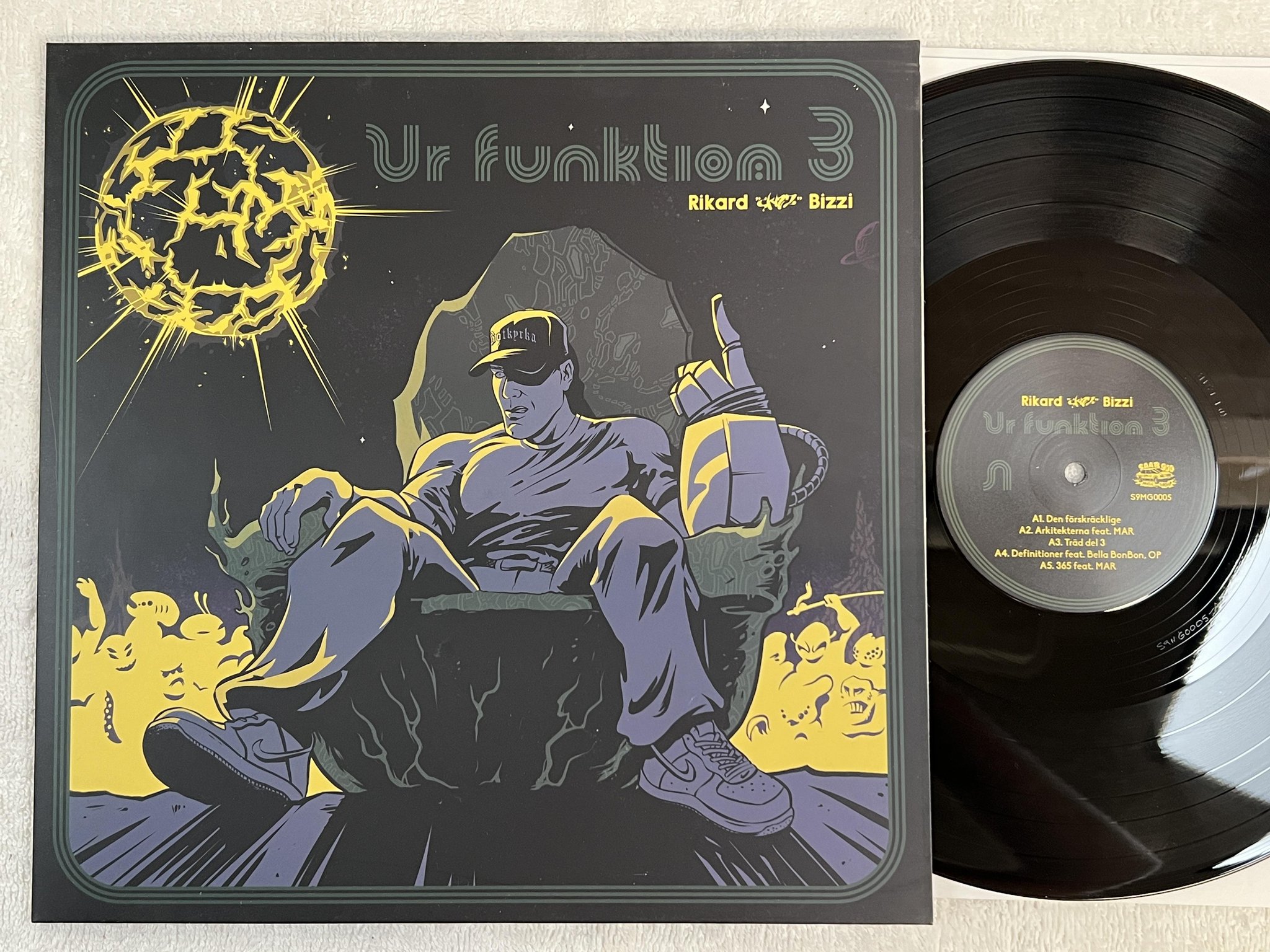 Omslagsbild för skivan RIKARD SKIZZ BIZZI Ur Funktion 3 LP 2019 S9MG0005