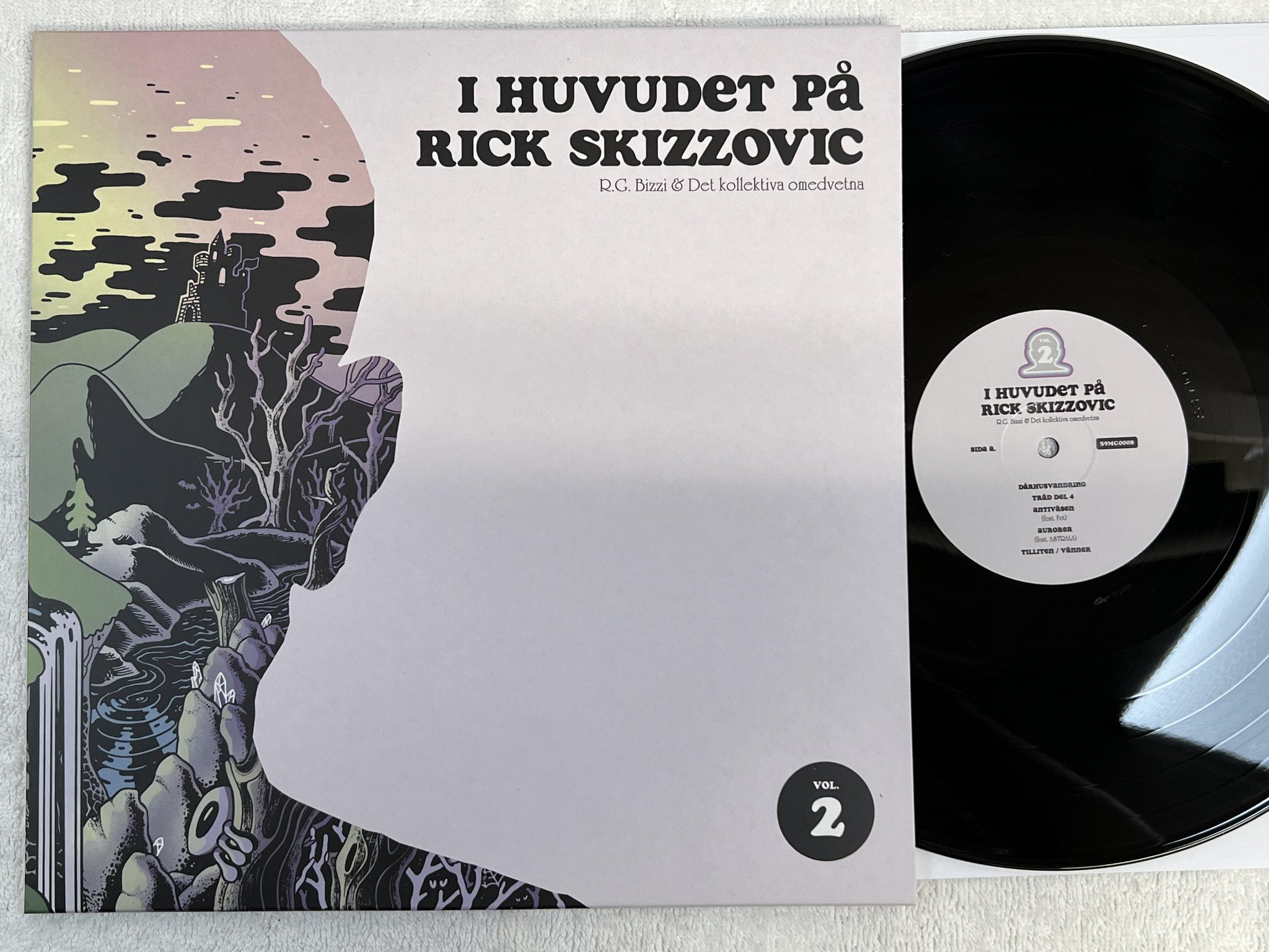 Omslagsbild för skivan R.B. SKIZZ I Huvudet På Rick Skizzovic Vol. 2 LP 2022 Swe S9MG0008