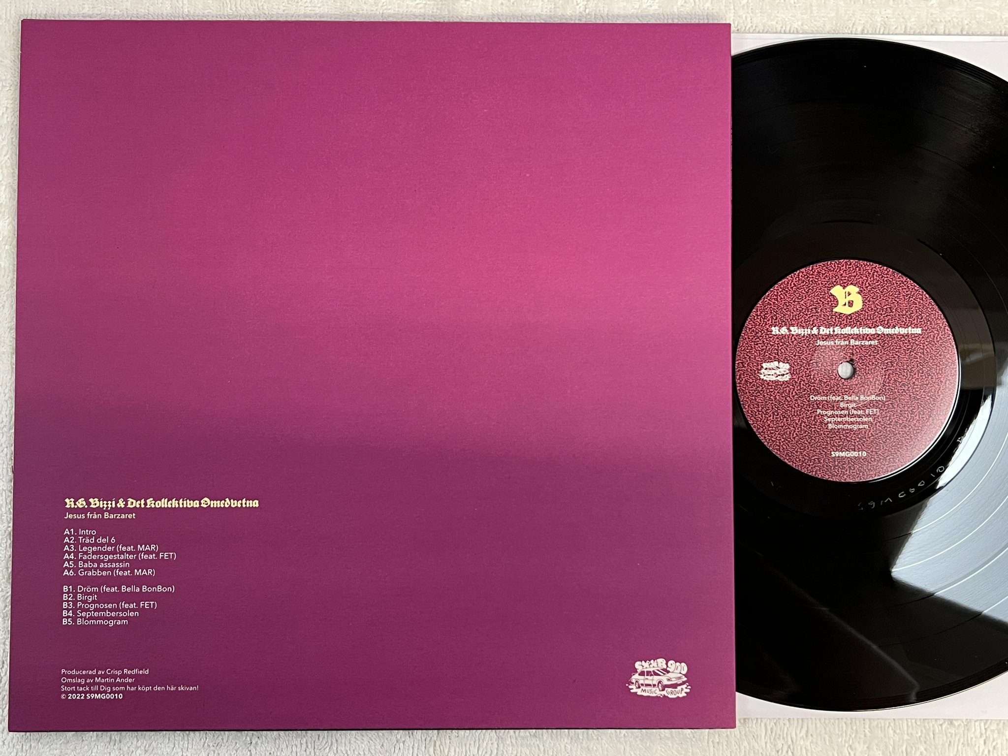 Omslagsbild för skivan R.B. SKIZZ Jesus Från Barzaret LP 2022 Swe S9MG0010