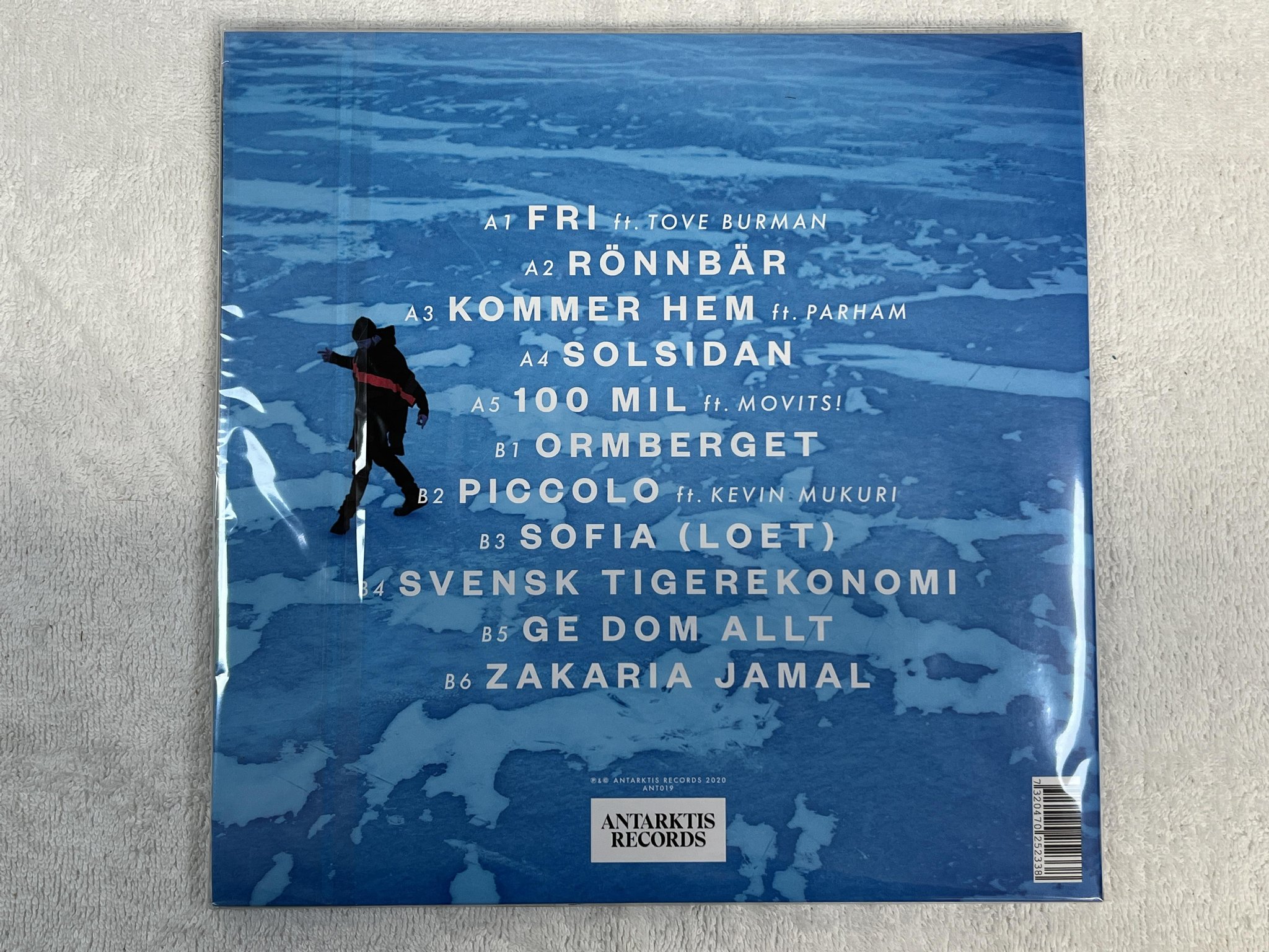 Omslagsbild för skivan ZACKE Pengar. Frihet. Zakaria Jamal. 2xLP 2020 ANTARKTIS ANT019
