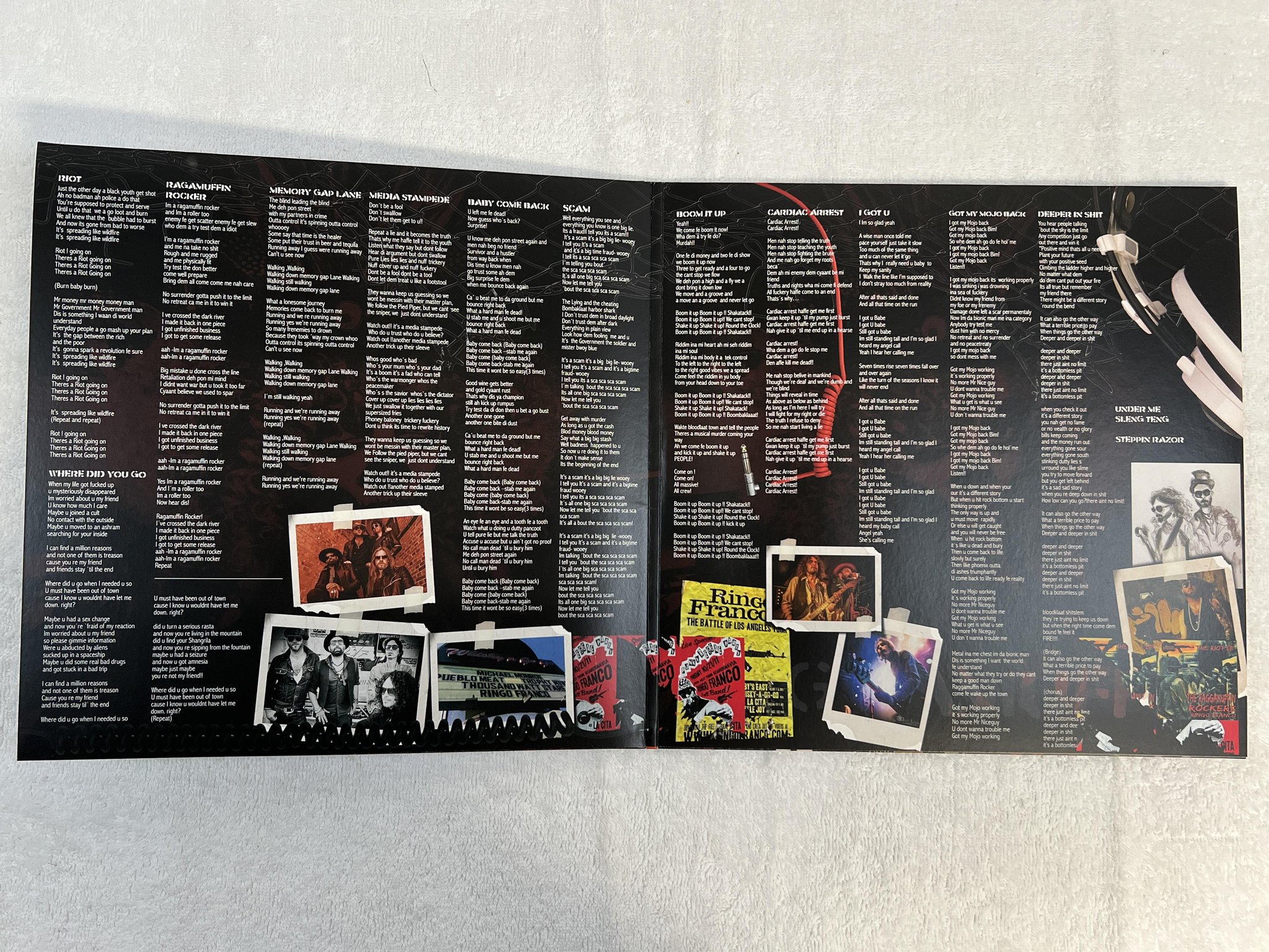 Omslagsbild för skivan RINGO FRANCO raggamuffin rocker LP 2023 Swe BLACK VIKING BVR4