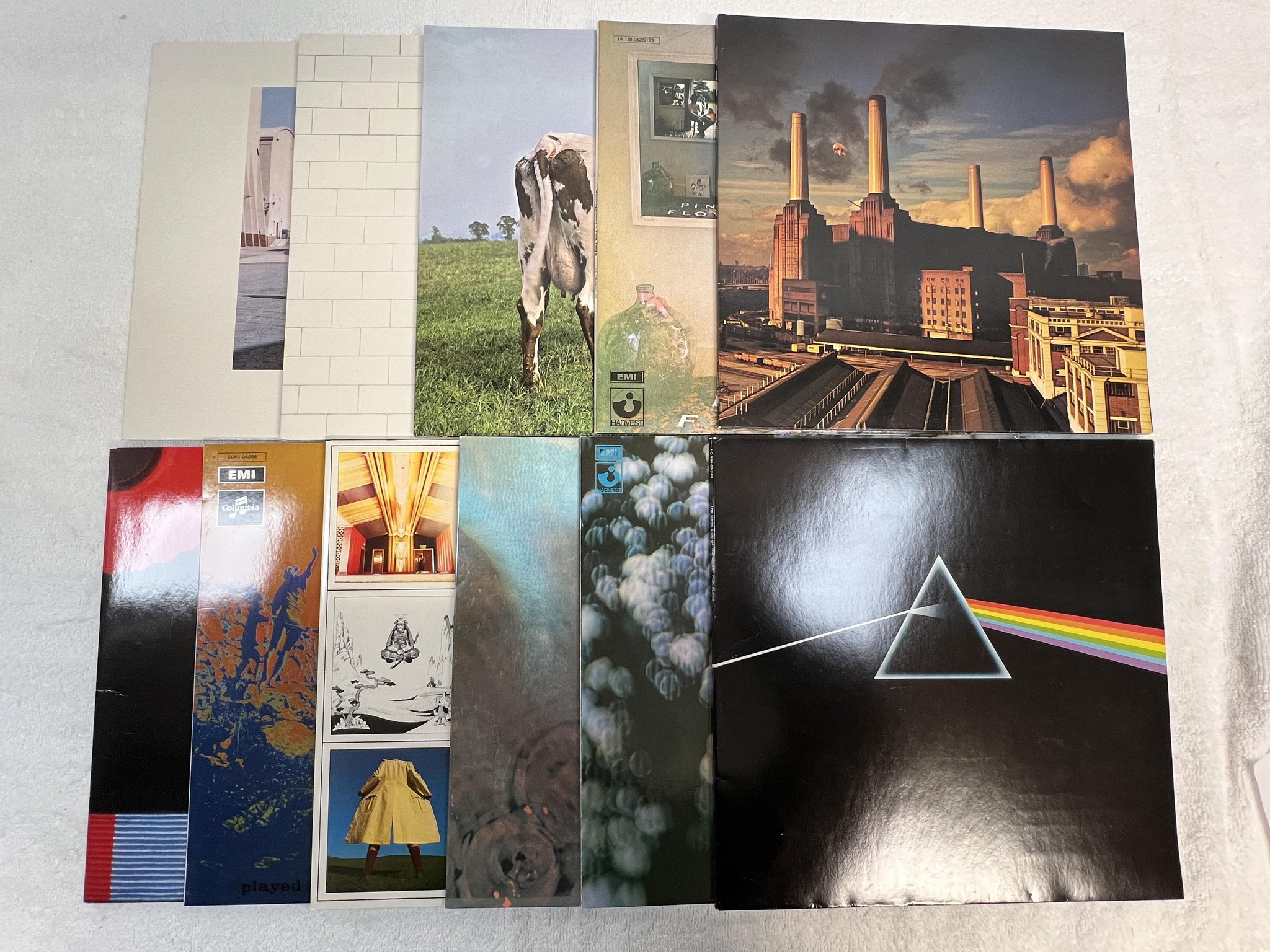Omslagsbild för skivan THE PINK FLOYD collection LP box set -80 Eu EMI Electrola 1C198-53826/38