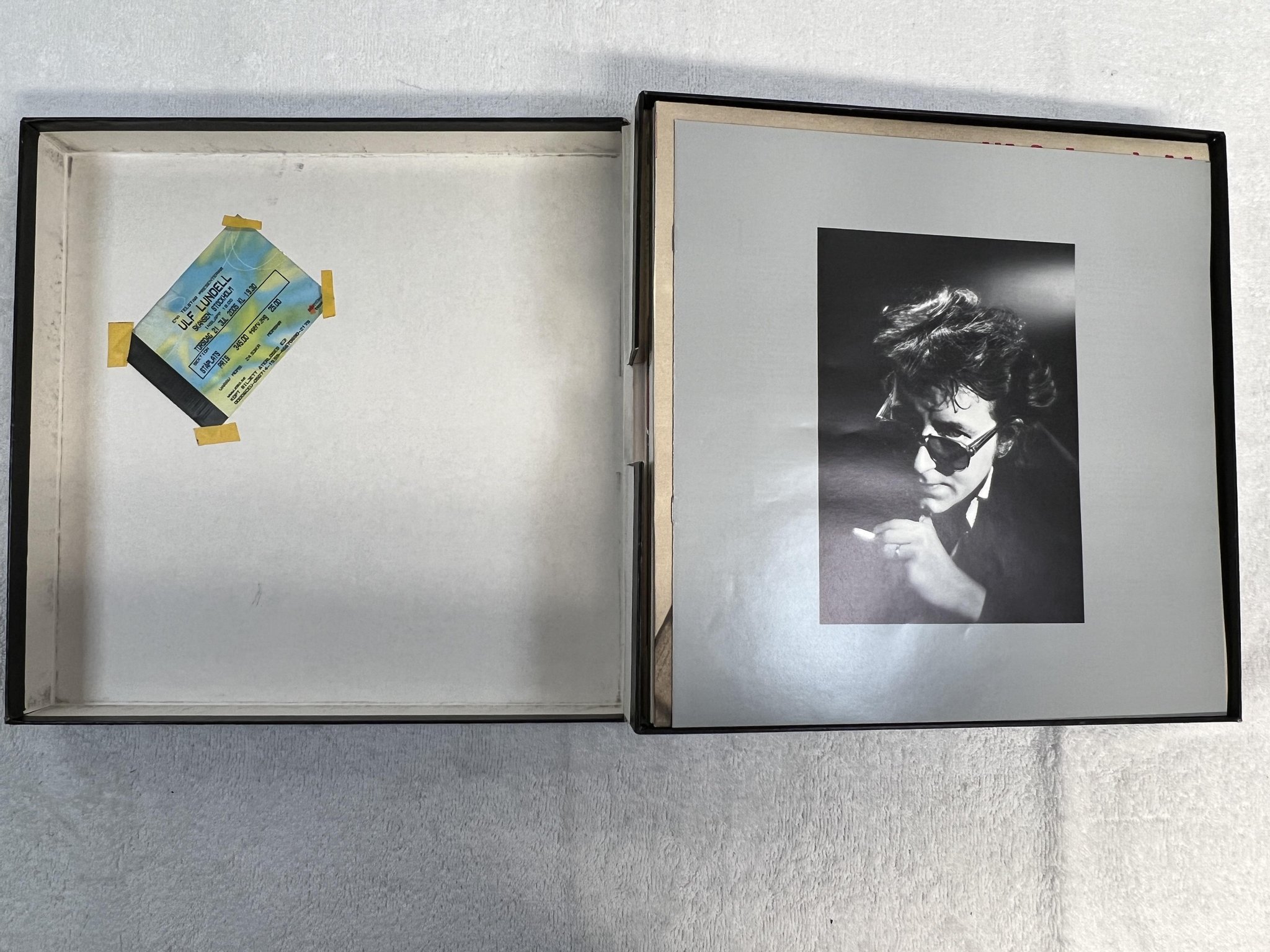 Omslagsbild för skivan ULF LUNDELL Innan Jag Anfölls Av Indianerna 1975-1981 LP box set -81 EMI U.L.1