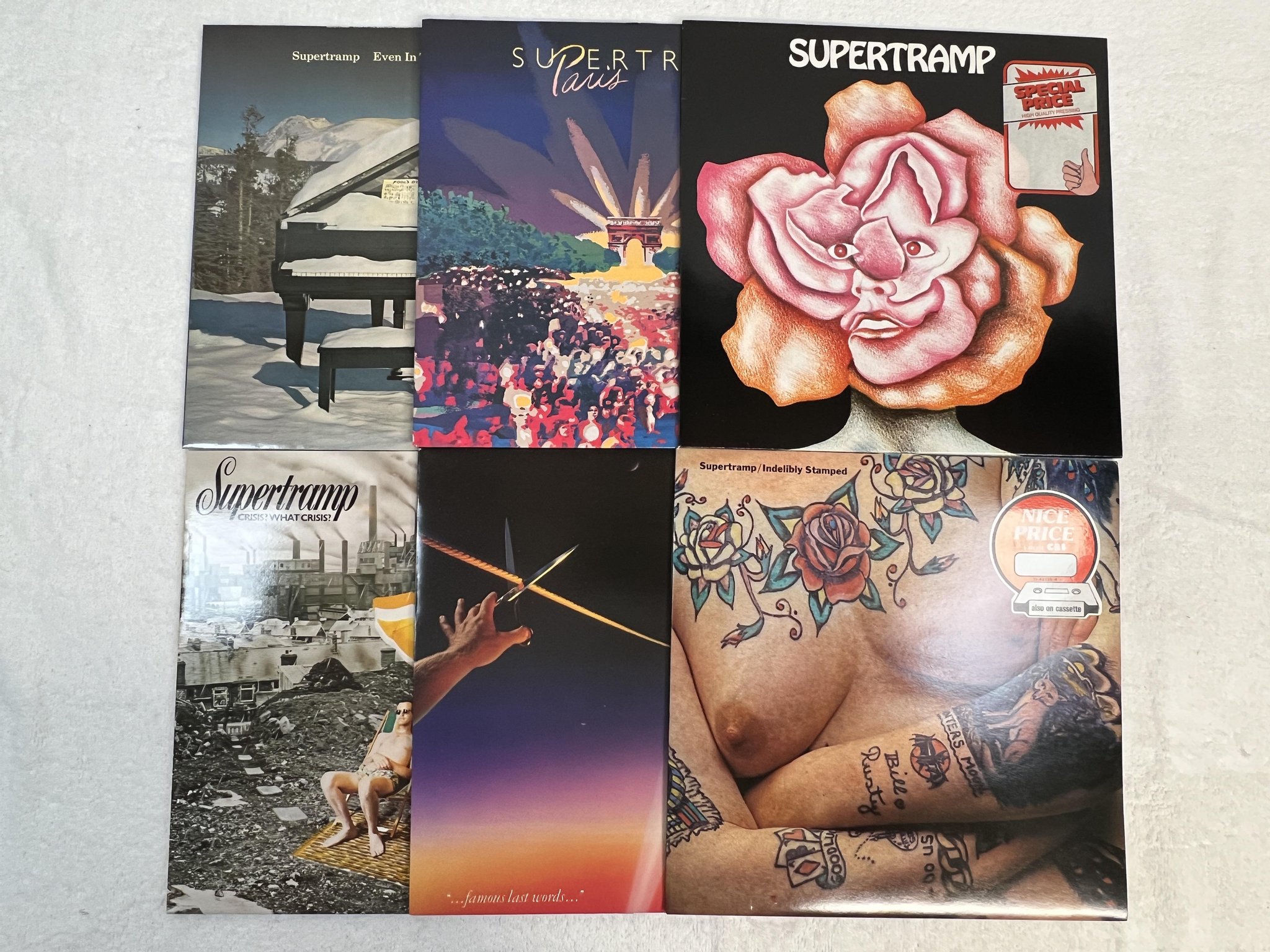 Omslagsbild för skivan SUPERTRAMP specially made for SCANDINAVIAN MUSIC 6xLP box set 15-5267