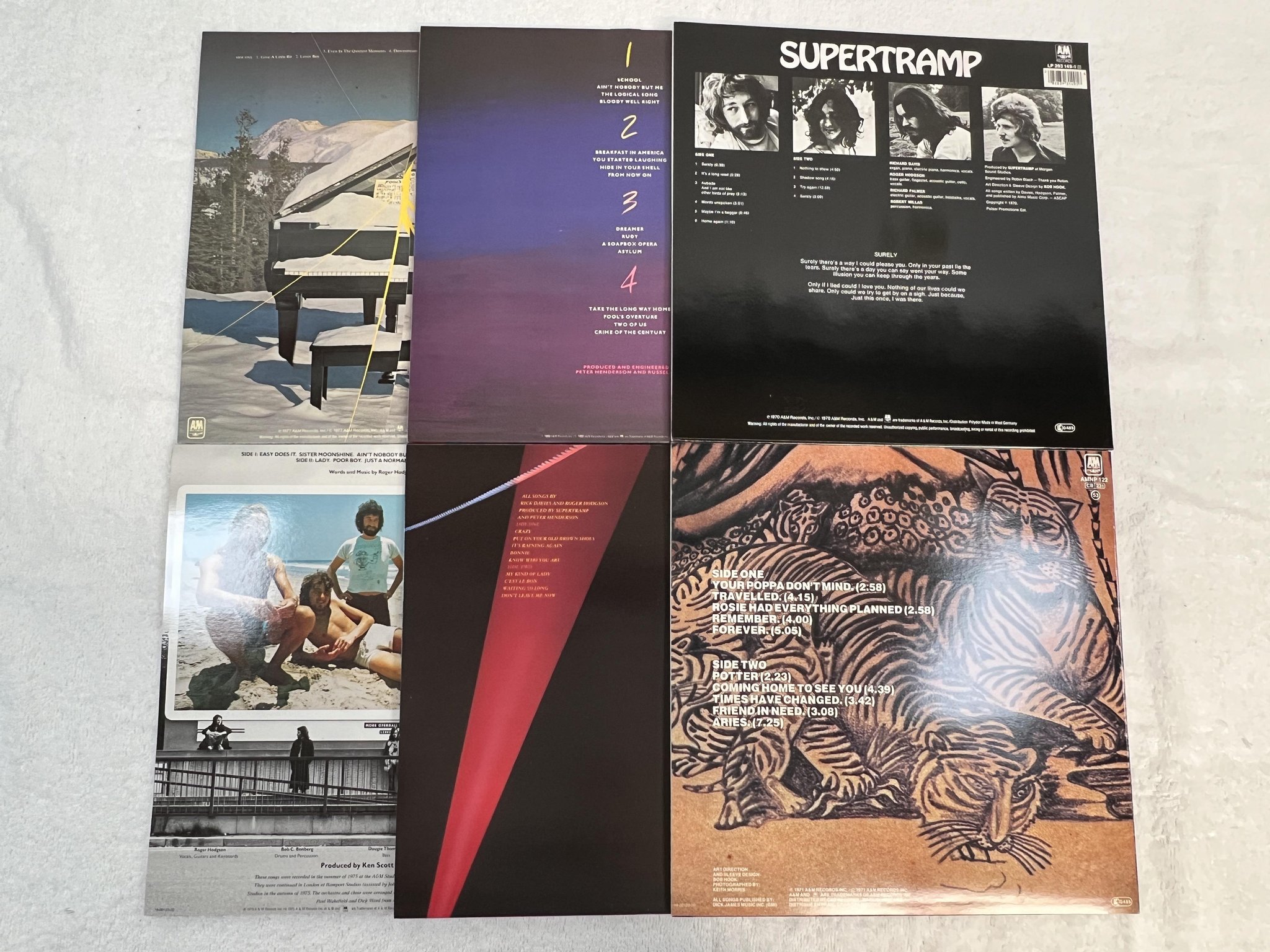 Omslagsbild för skivan SUPERTRAMP specially made for SCANDINAVIAN MUSIC 6xLP box set 15-5267