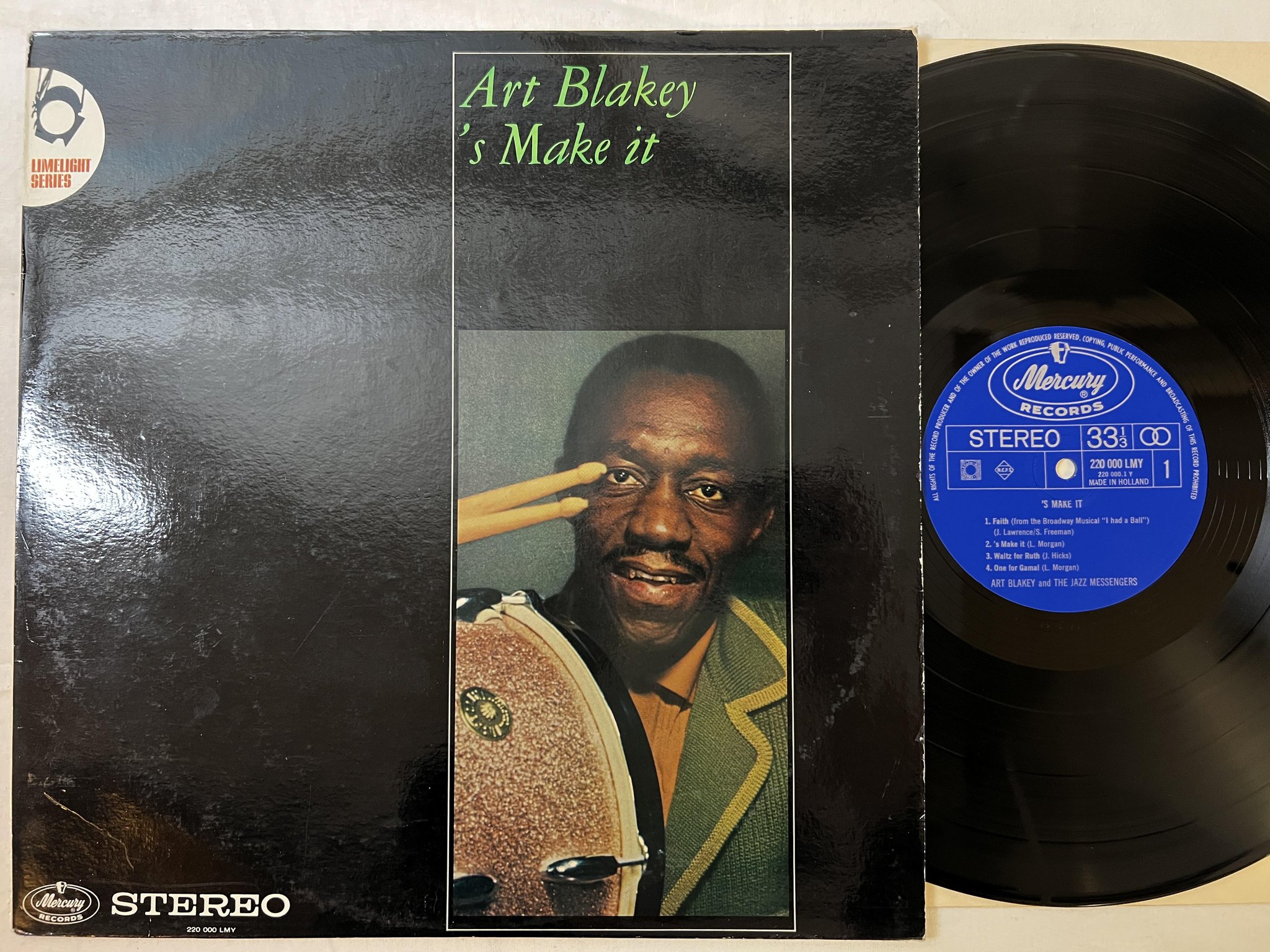 Omslagsbild för skivan ART BLAKEY 's make it LP Hol MERCURY 220 000 LMY