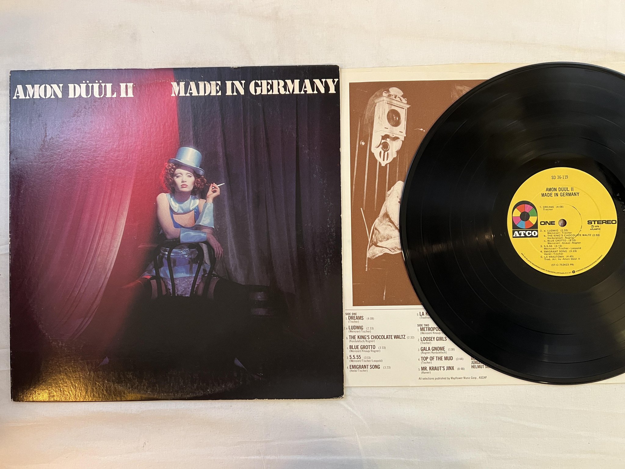 Omslagsbild för skivan AMON DUUL II made in Germany LP -75 US ATCO SD 36-119