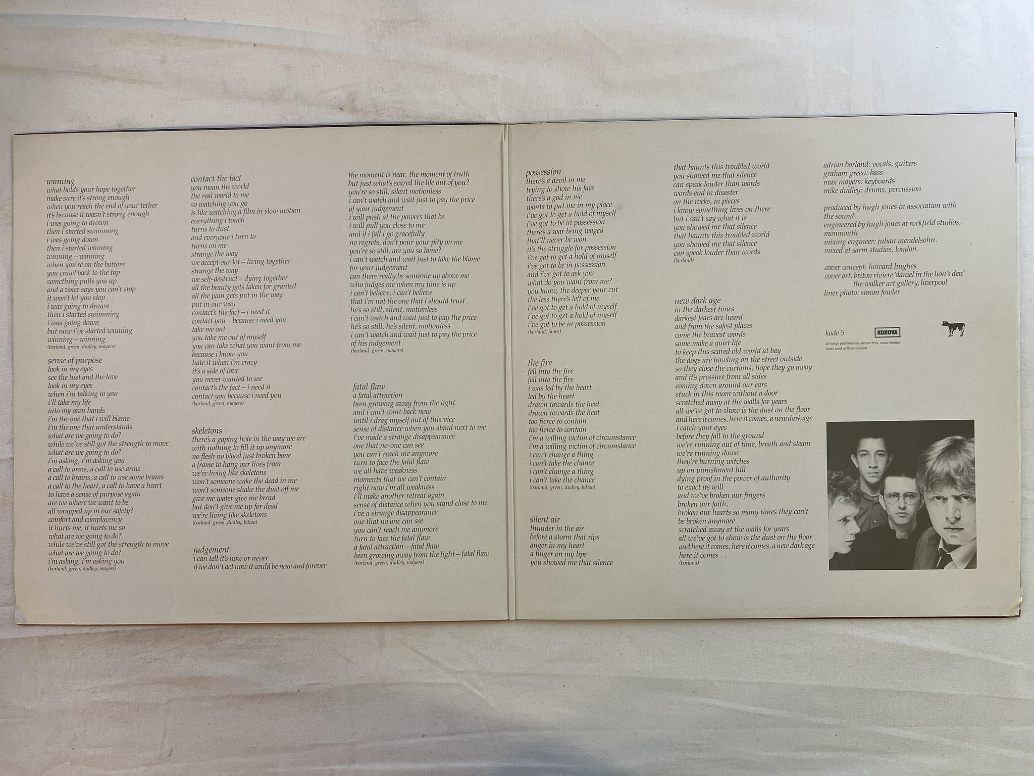 Omslagsbild för skivan THE SOUND from the lions mouth LP -81 UK KOROVA KODE 5 *** POST-PUNK ***