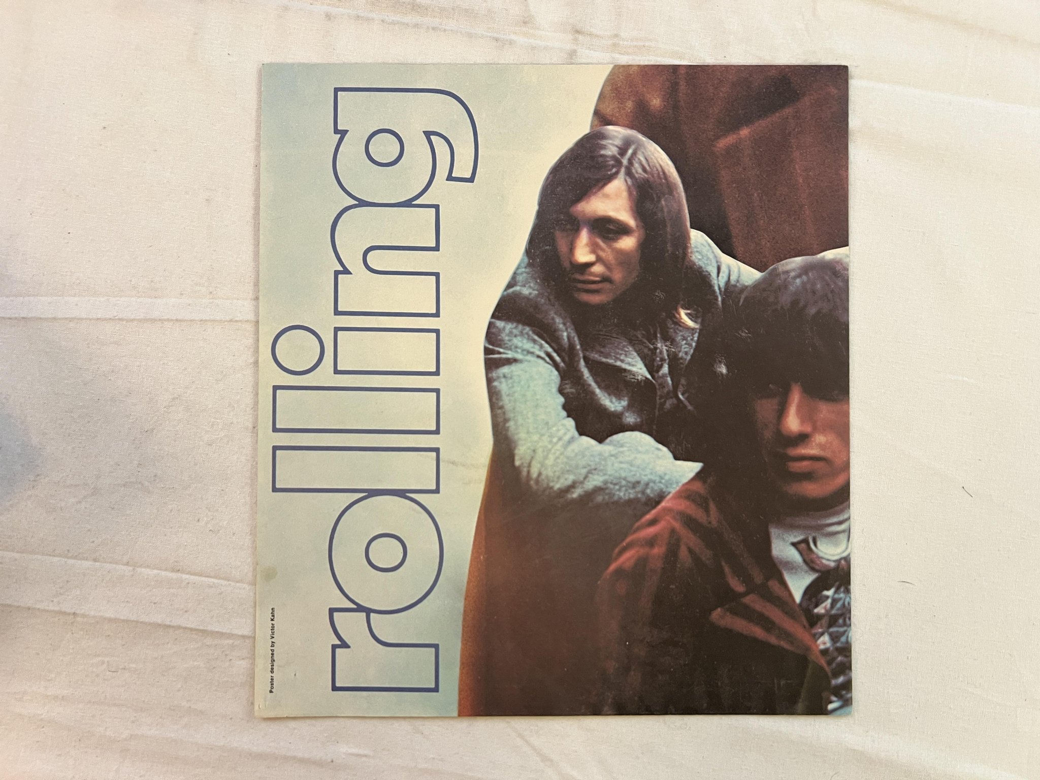 Omslagsbild för skivan ROLLING STONES let it bleed LP -69 UK DECCA SKL 5025 *** W/ POSTER ***