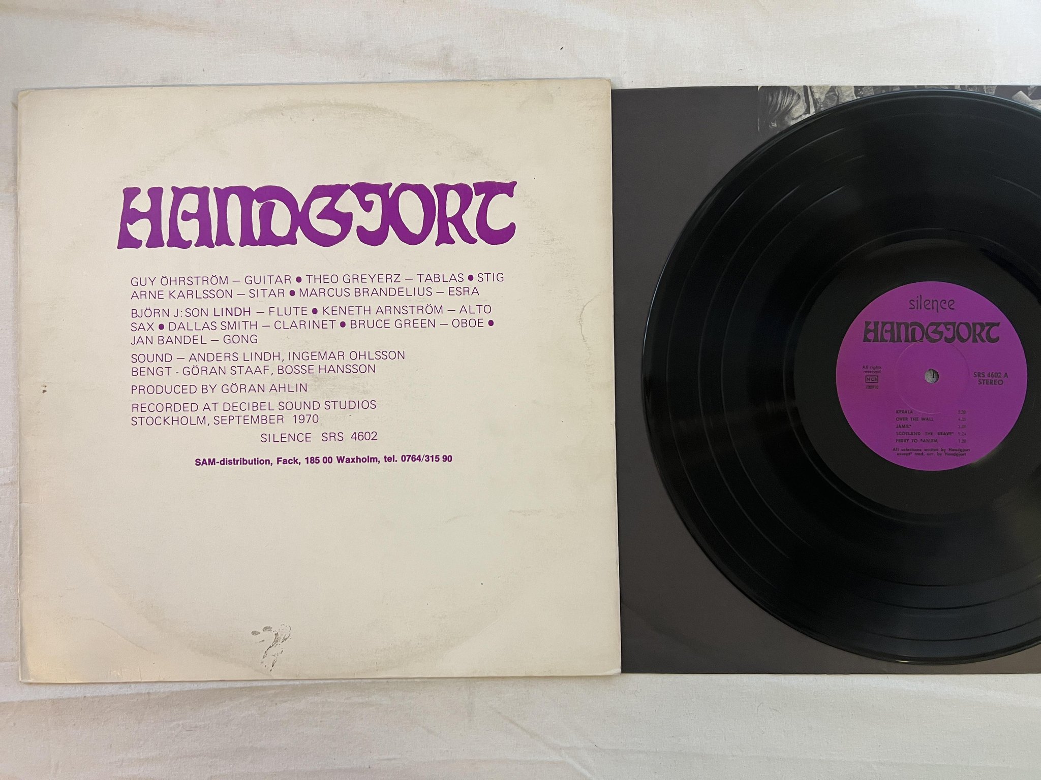 Omslagsbild för skivan HANDGJORT s/t LP re 70/73 SILENCE SRS 4602