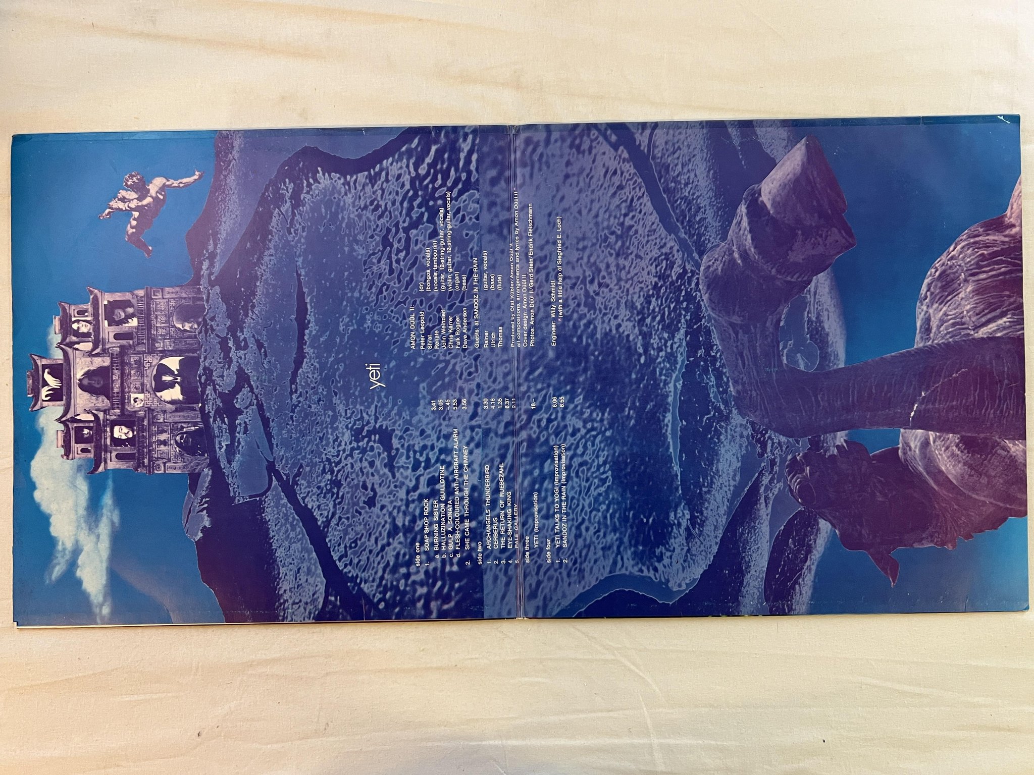 Omslagsbild för skivan AMON DUUL II yeti 2xLP -70 Ger LIBERTY LBS 83 359/60 X *** RARE KRAUT ***