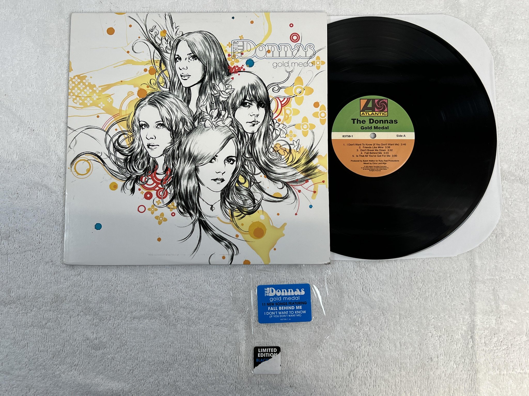 Omslagsbild för skivan THE DONNA gold medal LP 2004 US ATLANTIC 83758-1 *** R A R E ***