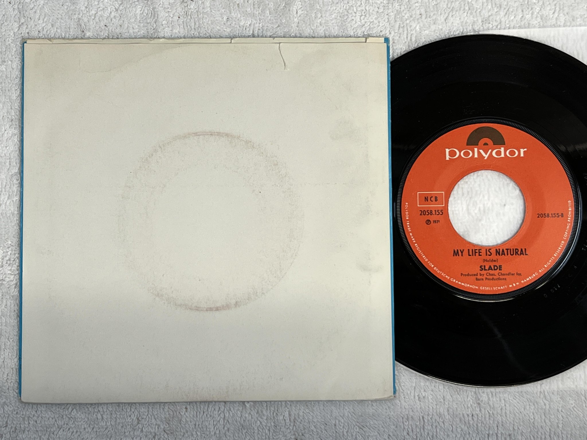 Omslagsbild för skivan SLADE coz I luv you 7" -71 Norway POLYDOR 2058 155