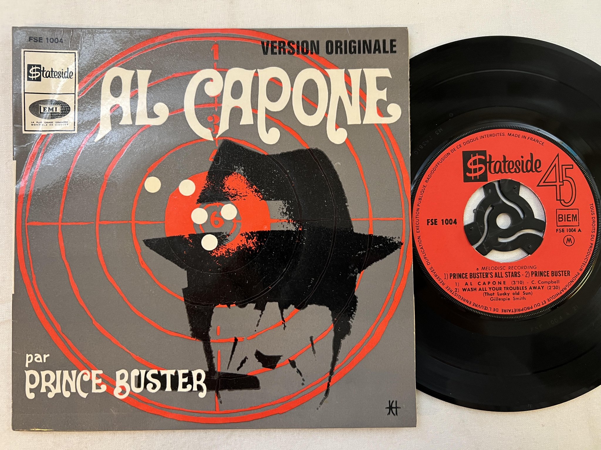 Omslagsbild för skivan PRINCE BUSTER's ALL STARS Al Capone 7"ep Fra STATESIDE FSE 1004