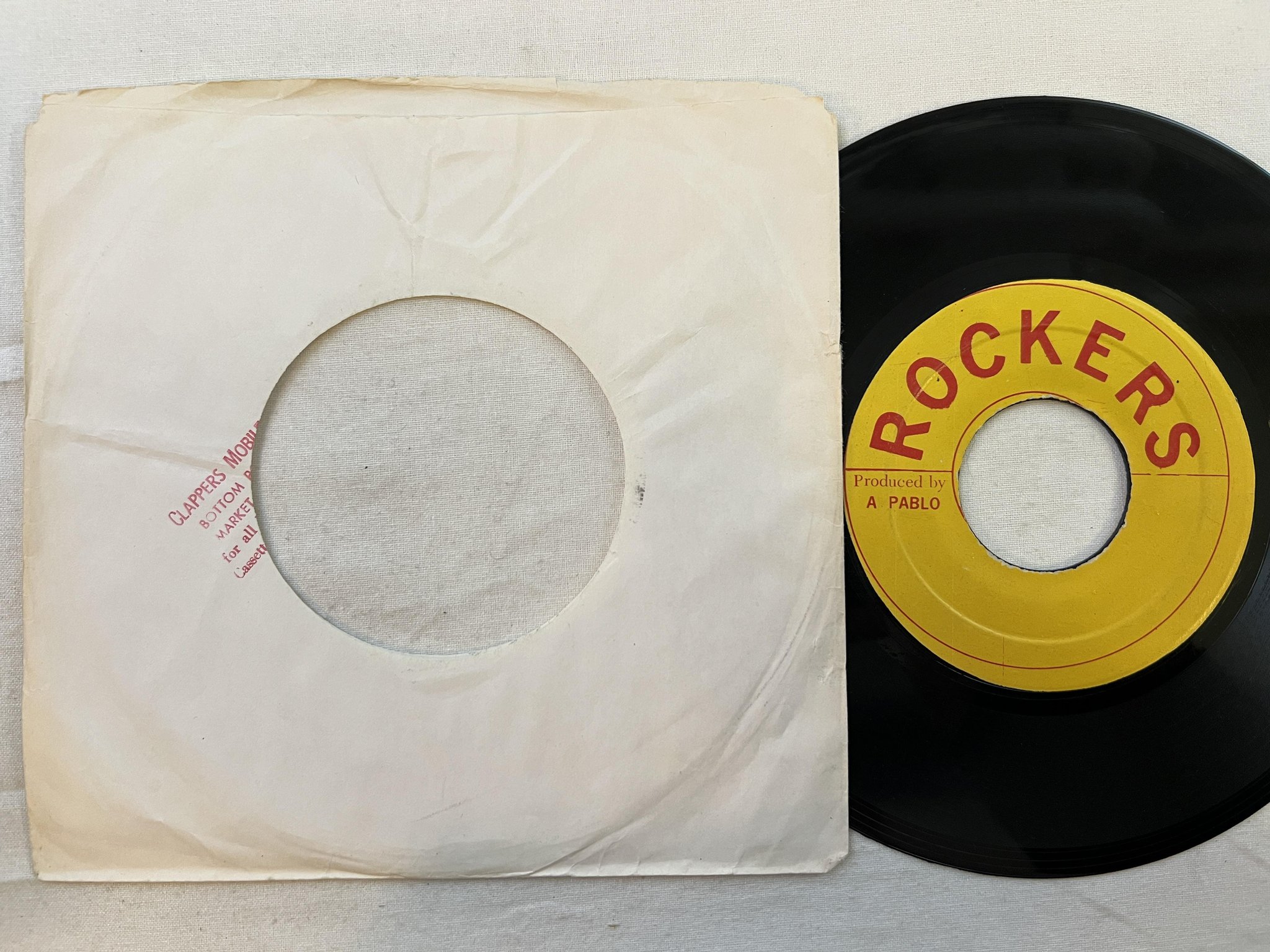 Omslagsbild för skivan JAH T El Rockers 7" JAMAICA ROCKERS