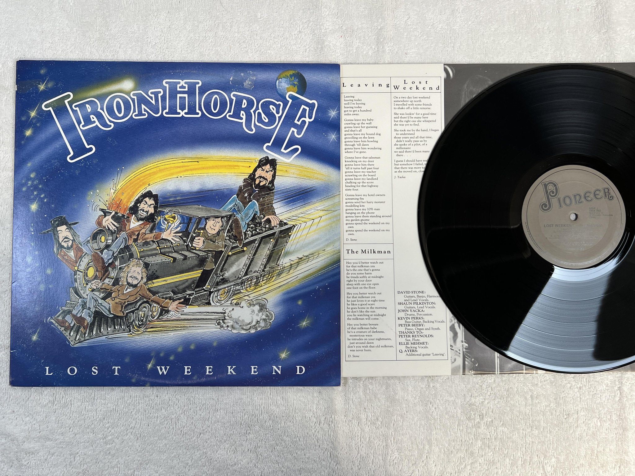 Omslagsbild för skivan IRONHORSE Lost Weekend LP -86 Australia PIONEER TRX 750