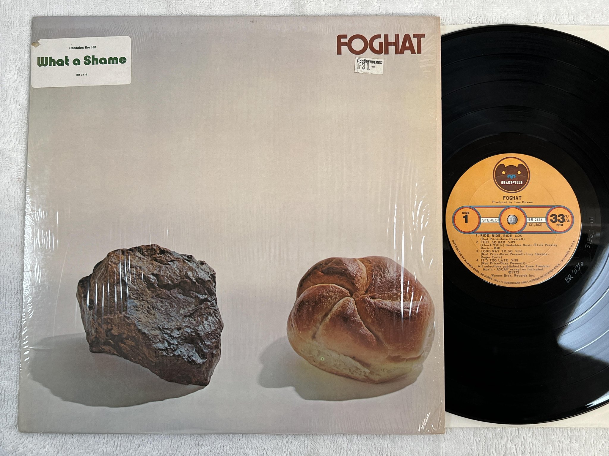 Omslagsbild för skivan FOGHAT s/t LP -73 US BEARSVILLE BR 2136