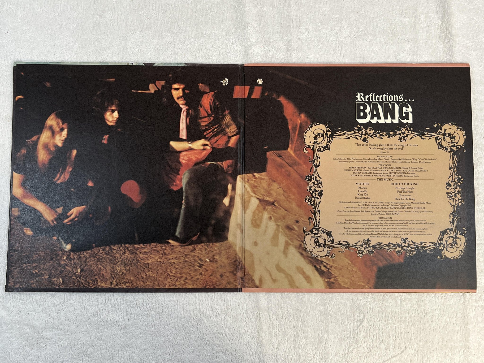 Omslagsbild för skivan BANG mother LP -72 US CAPITOL SMAS 1-11110 *** RARE HARD ROCK ***