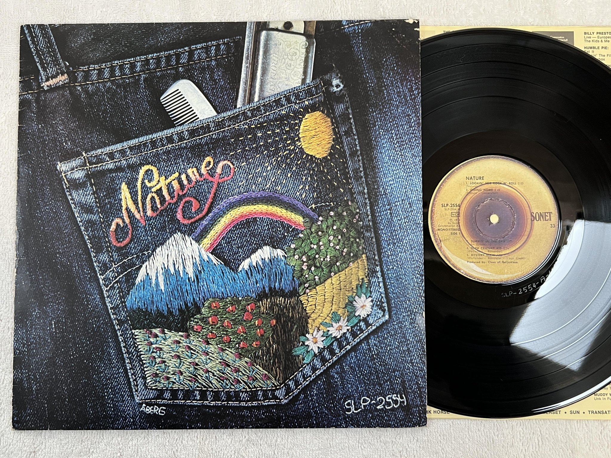 Omslagsbild för skivan NATURE Earthmover LP -74 Swe SONET SLP 2554