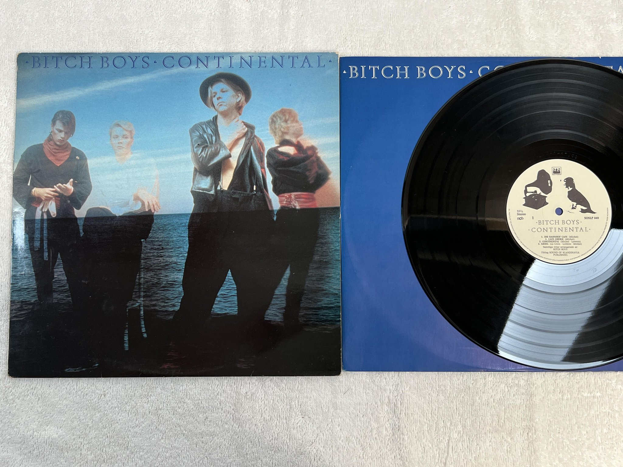 Omslagsbild för skivan BITCH BOYS continental LP -81 SOS SOSLP 040