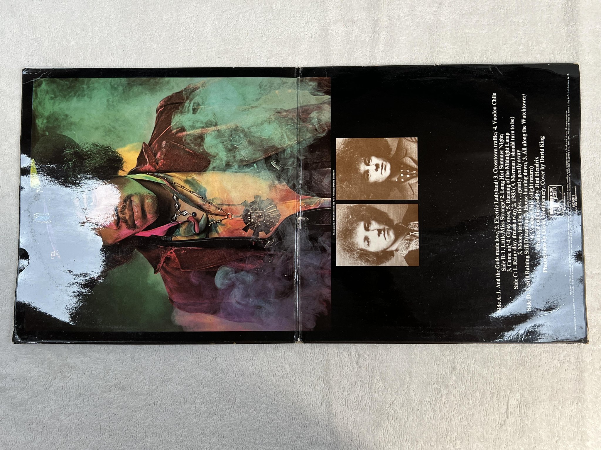 Omslagsbild för skivan JIMI HENDRIX EXPERIENCE electric ladyland 2xLP -68 UK TRACK ** MASTERPIECE **