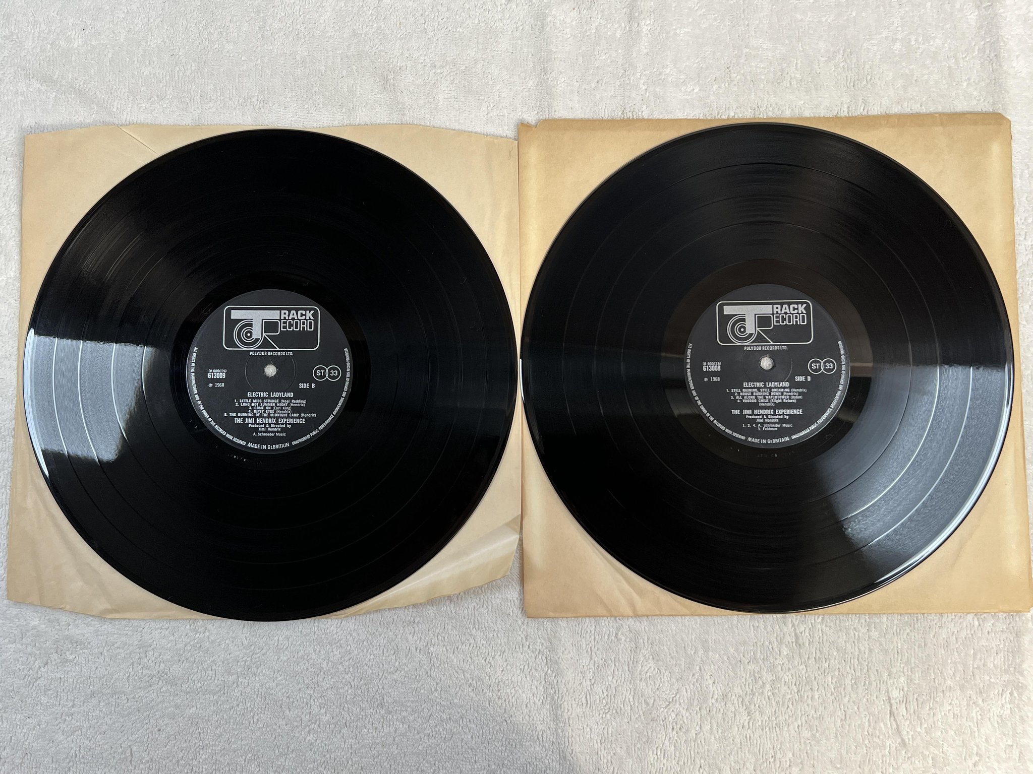 Omslagsbild för skivan JIMI HENDRIX EXPERIENCE electric ladyland 2xLP -68 UK TRACK ** MASTERPIECE **