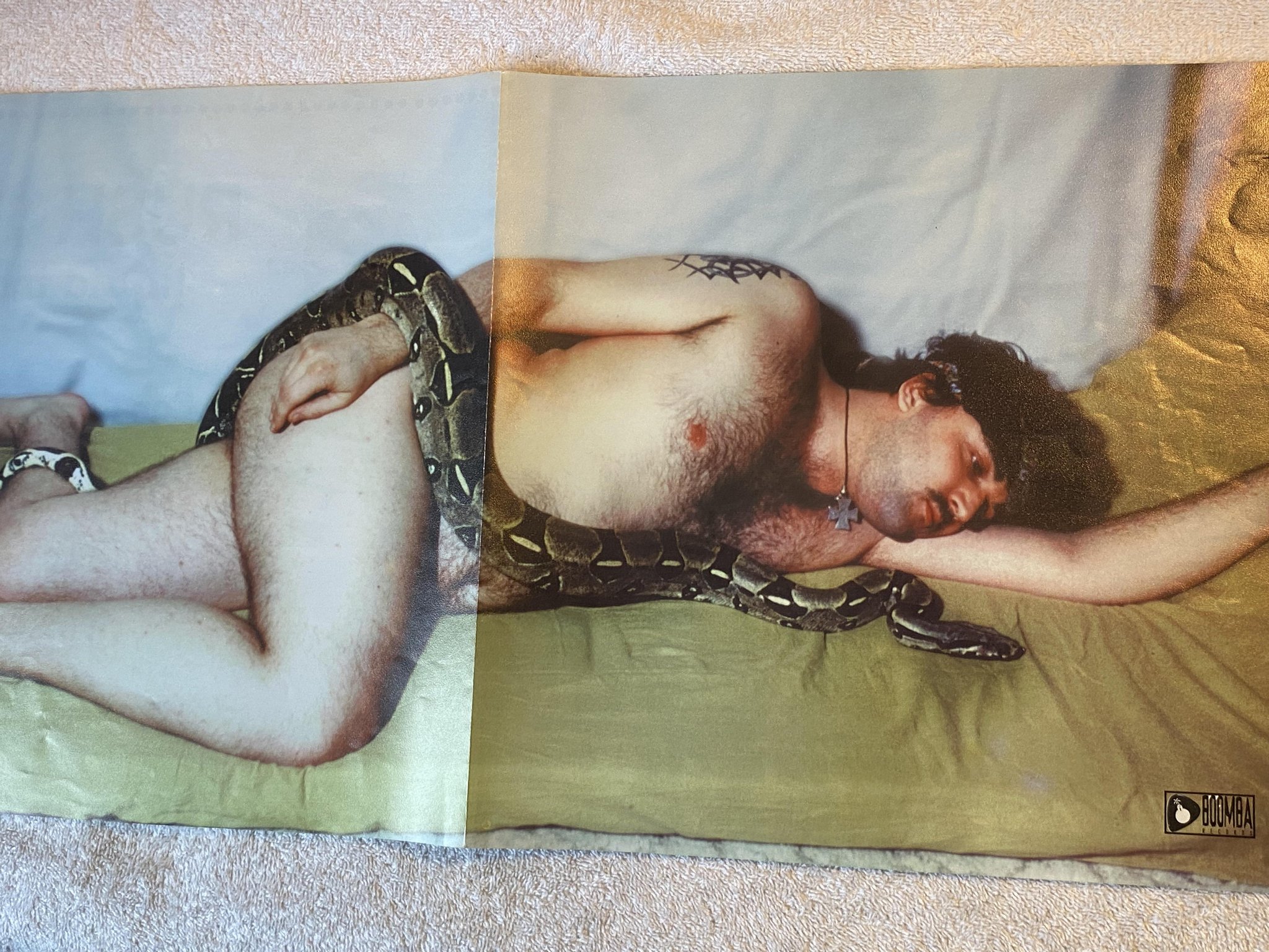 Omslagsbild för skivan TURBONEGRO Ass Cobra LP -96 Ger BOOMBA REC boomba 001-1 *** rare ***