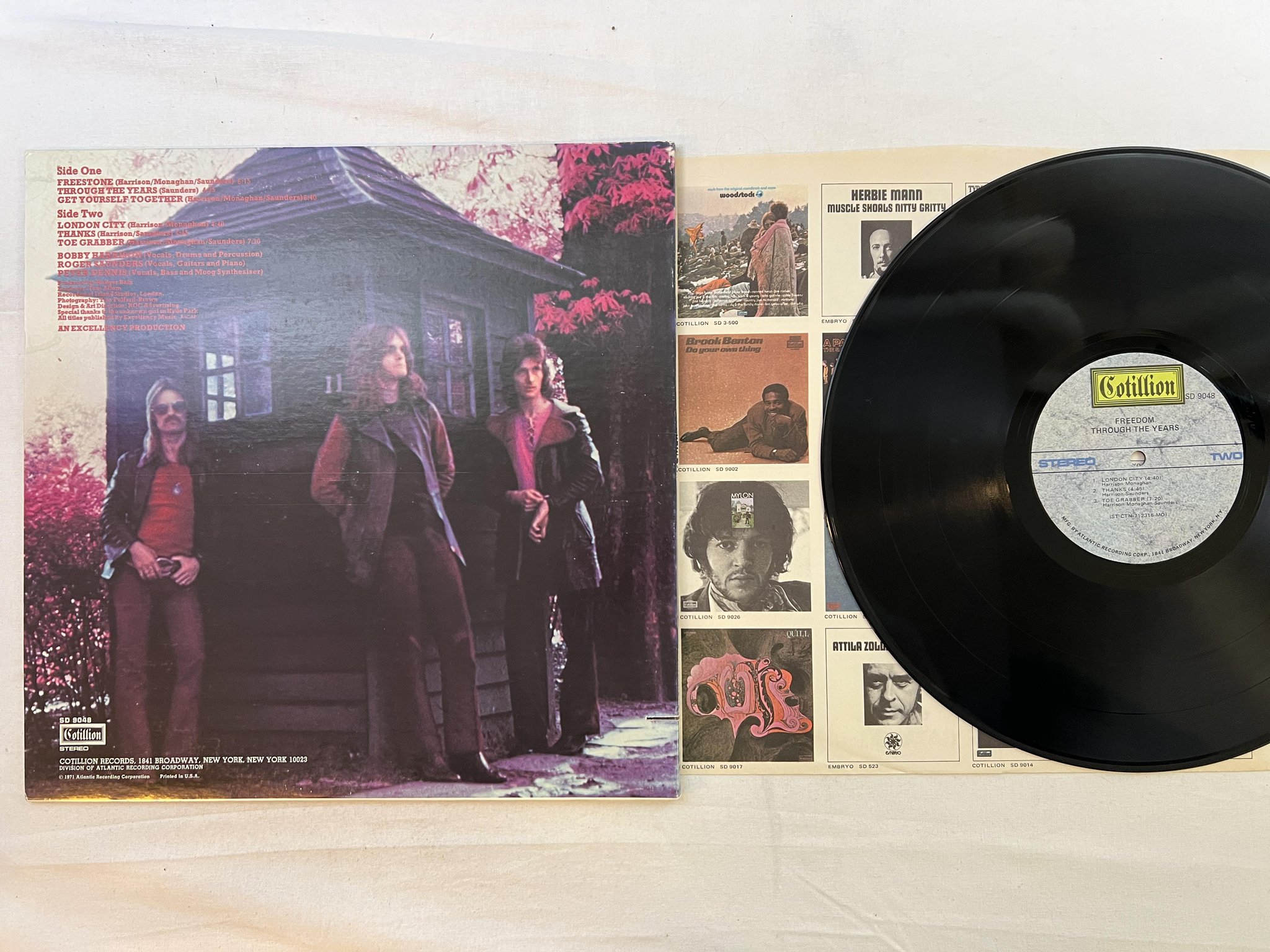 Omslagsbild för skivan FREEDOM through the years LP -71 US COTILLION SD 9048