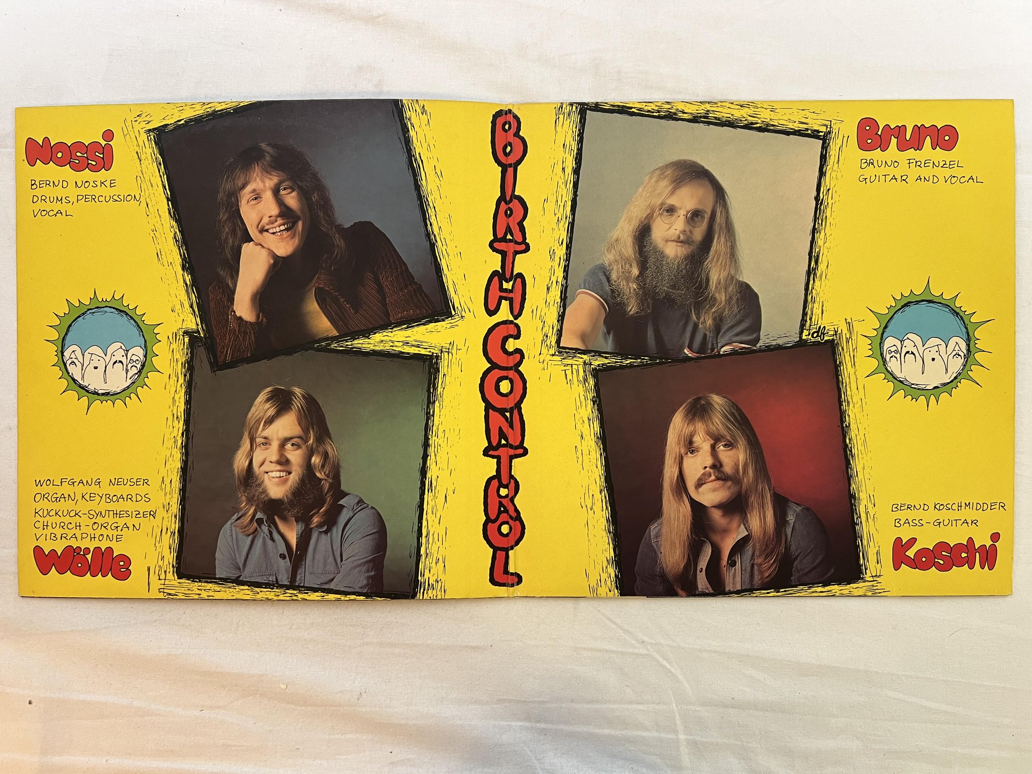 Omslagsbild för skivan BIRTH CONTROL hoodoo man LP -72 Hol CBS S 65316