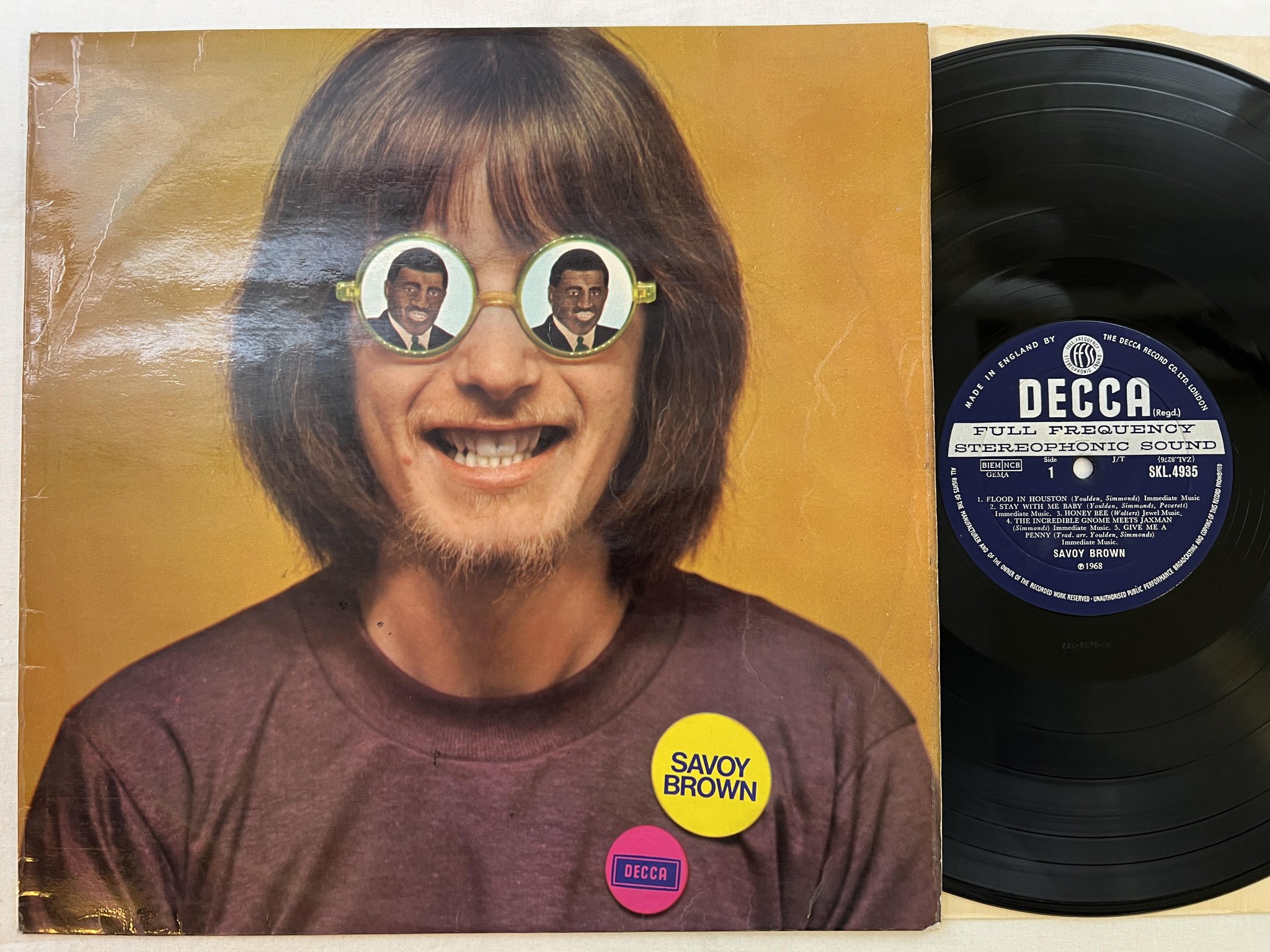 Omslagsbild för skivan SAVOY BROWN Getting To The Point LP -68 UK DECCA SKL 4935