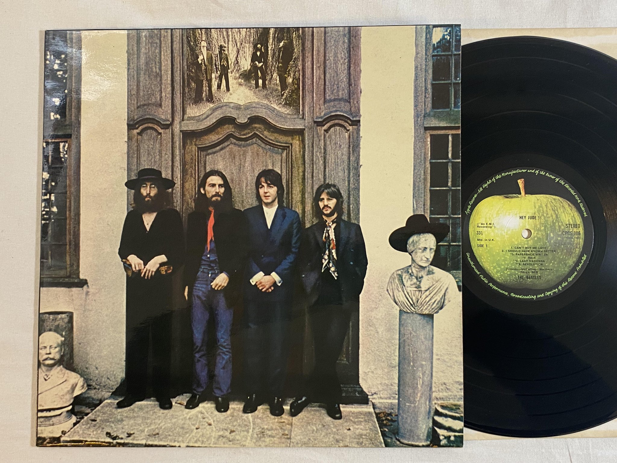 Omslagsbild för skivan THE BEATLES hey Jude! LP -70/73 UK APPLE CPCS 106 *** EXPORT ISSUE ***
