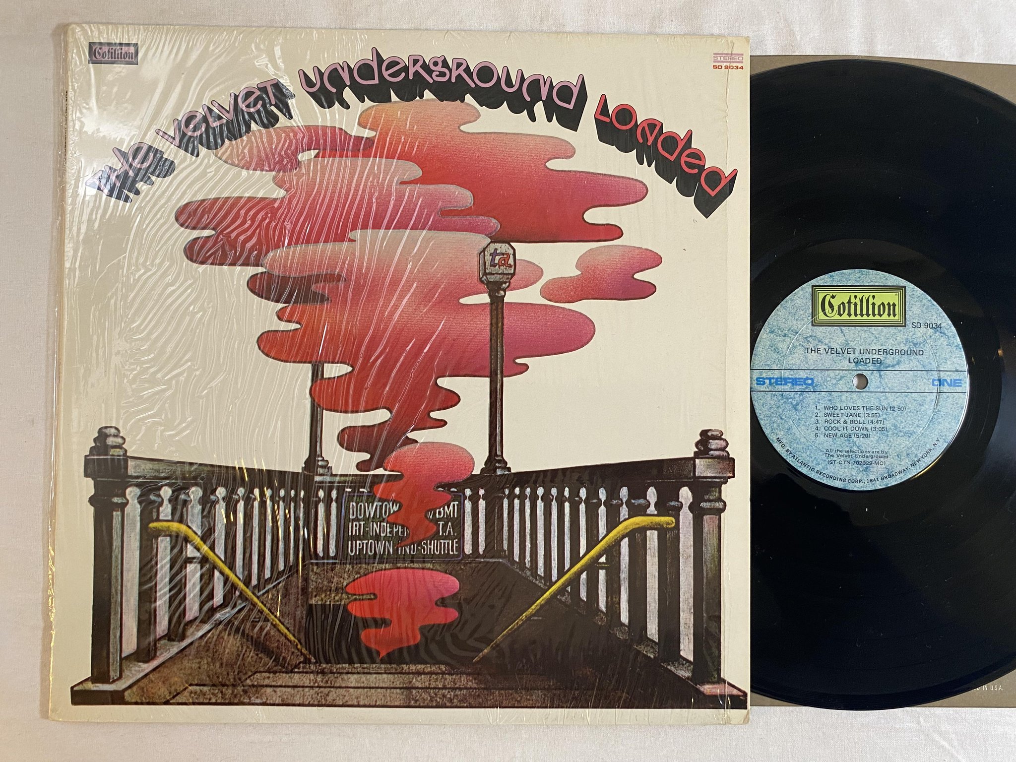 Omslagsbild för skivan THE VELVET UNDERGROUND loaded LP -70 US COTILLION SD 9034 ** Monarch Pressing **